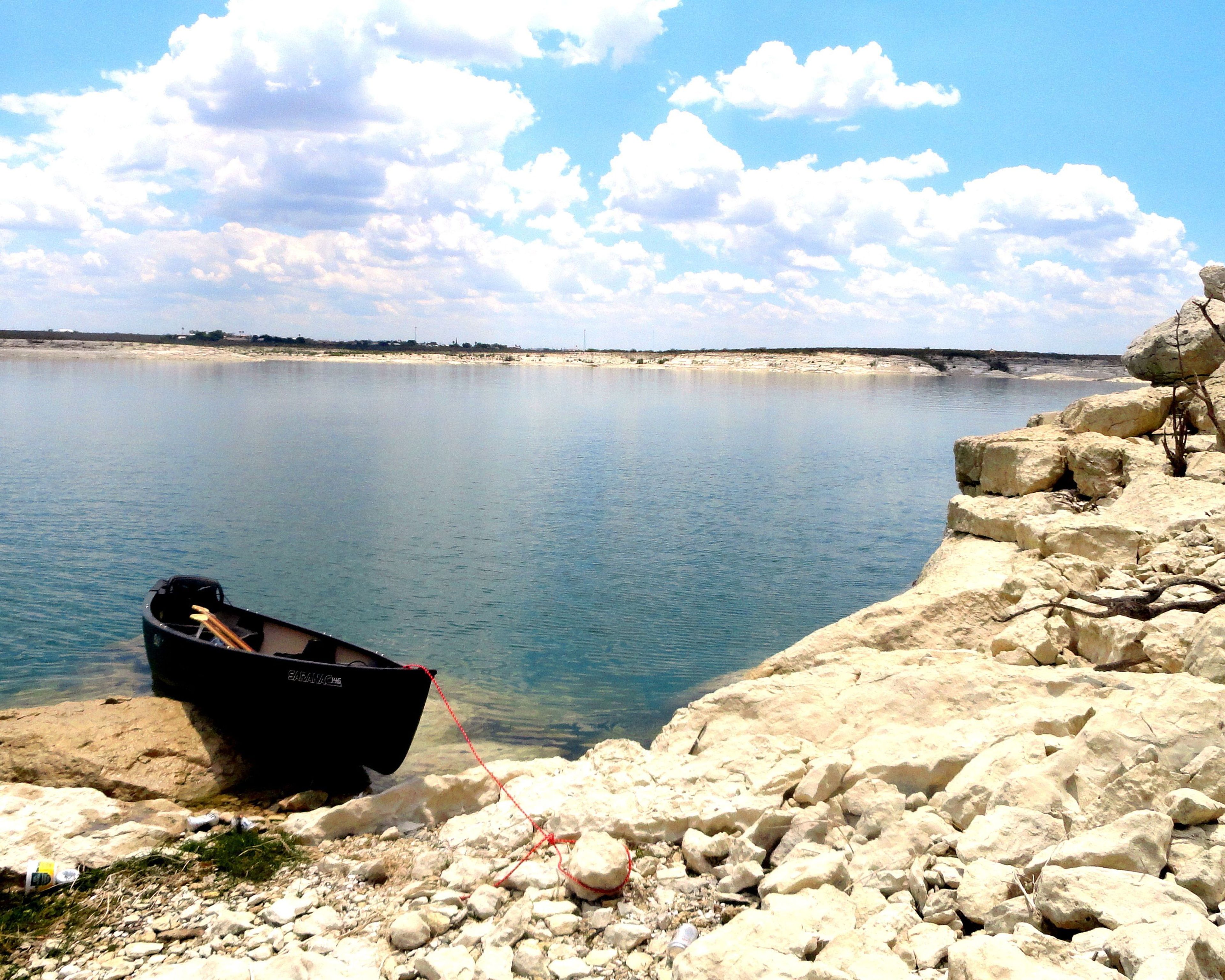 A peaceful view of the shores along Amistad National Recreation Area