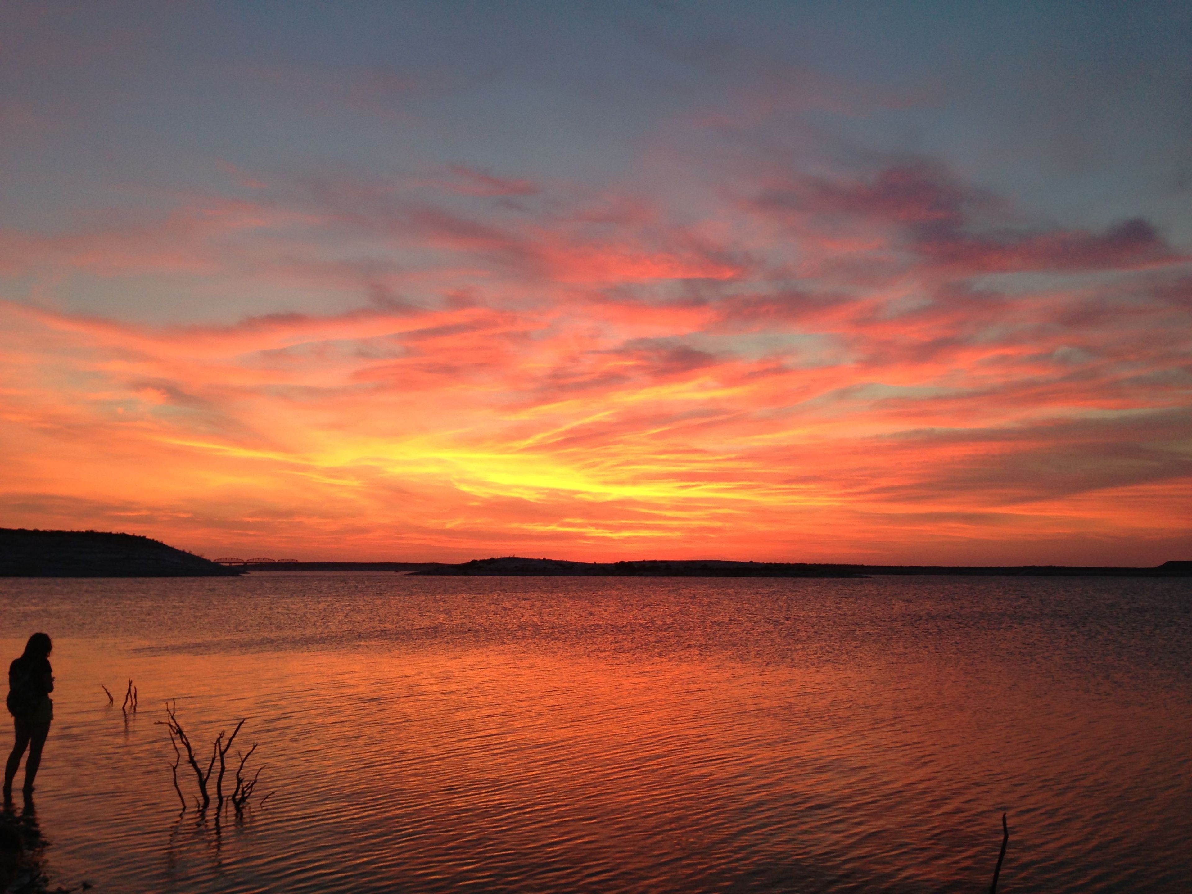 The ever chainging and beautiful sunsets in Southwest Texas are one of the many things visitor enjoy while at Amistad National Recreation Area.