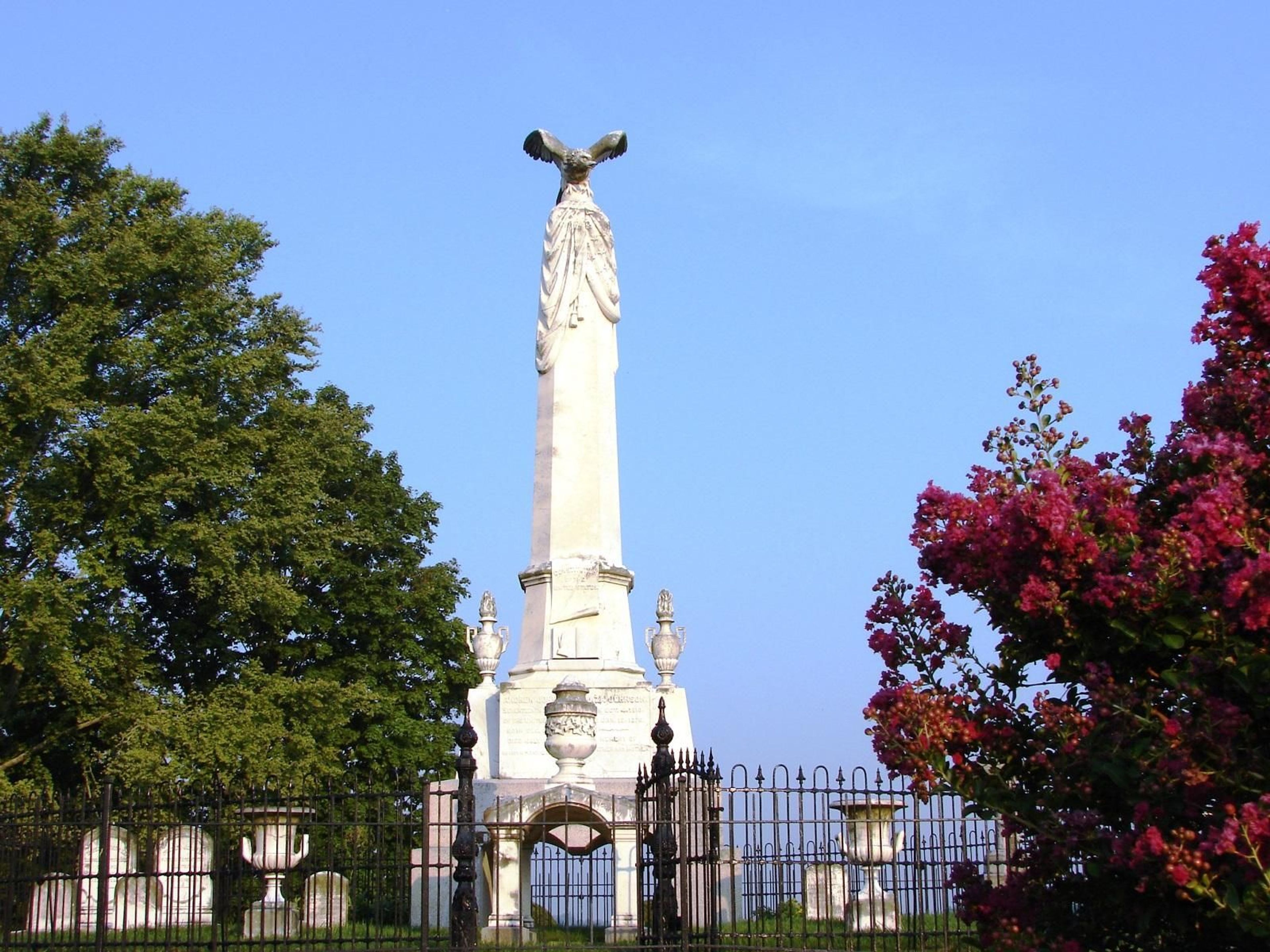 Gravestone of President and Mrs. Andrew Johnson