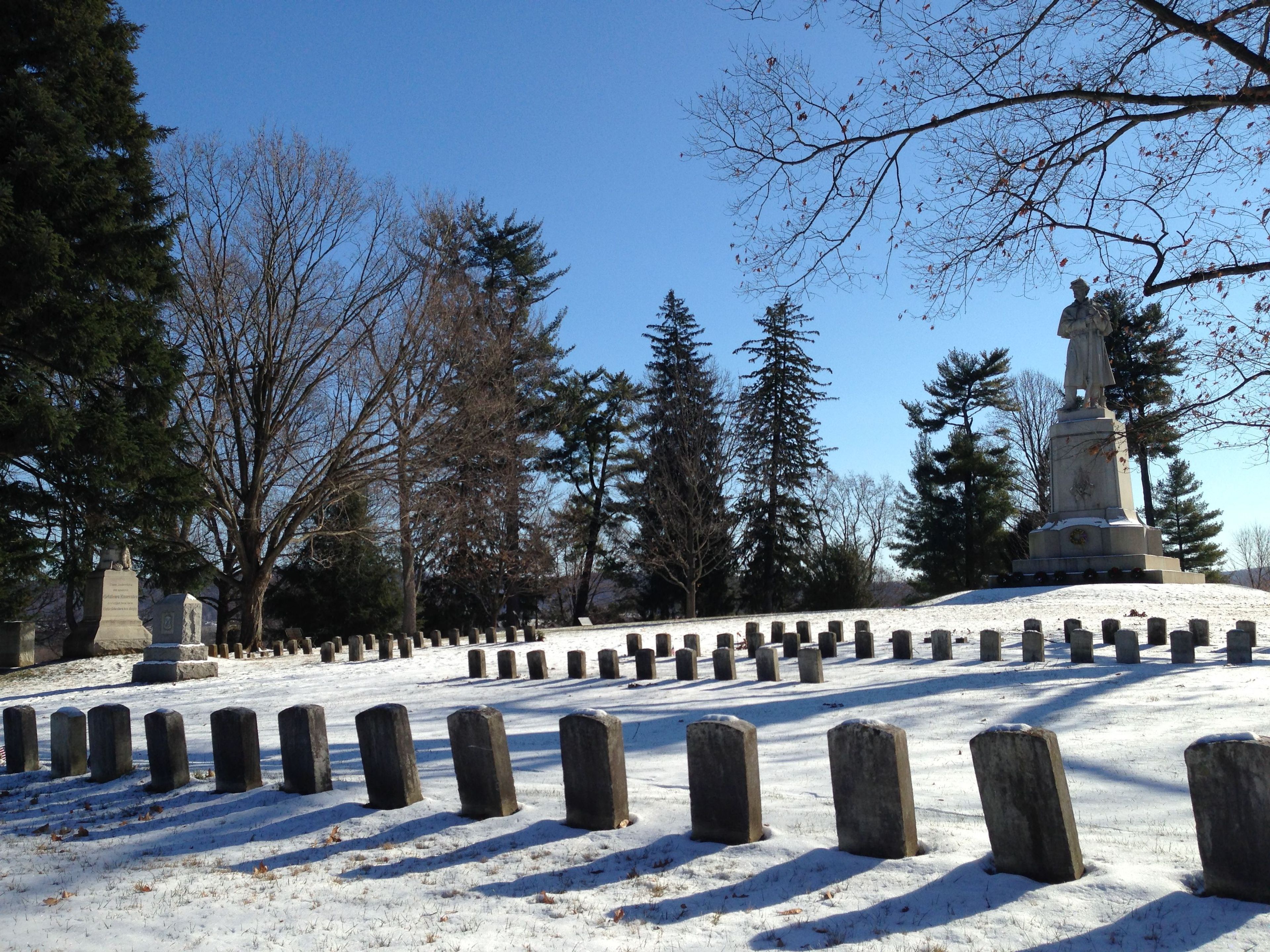 Private Soldier Monument at the cemetery