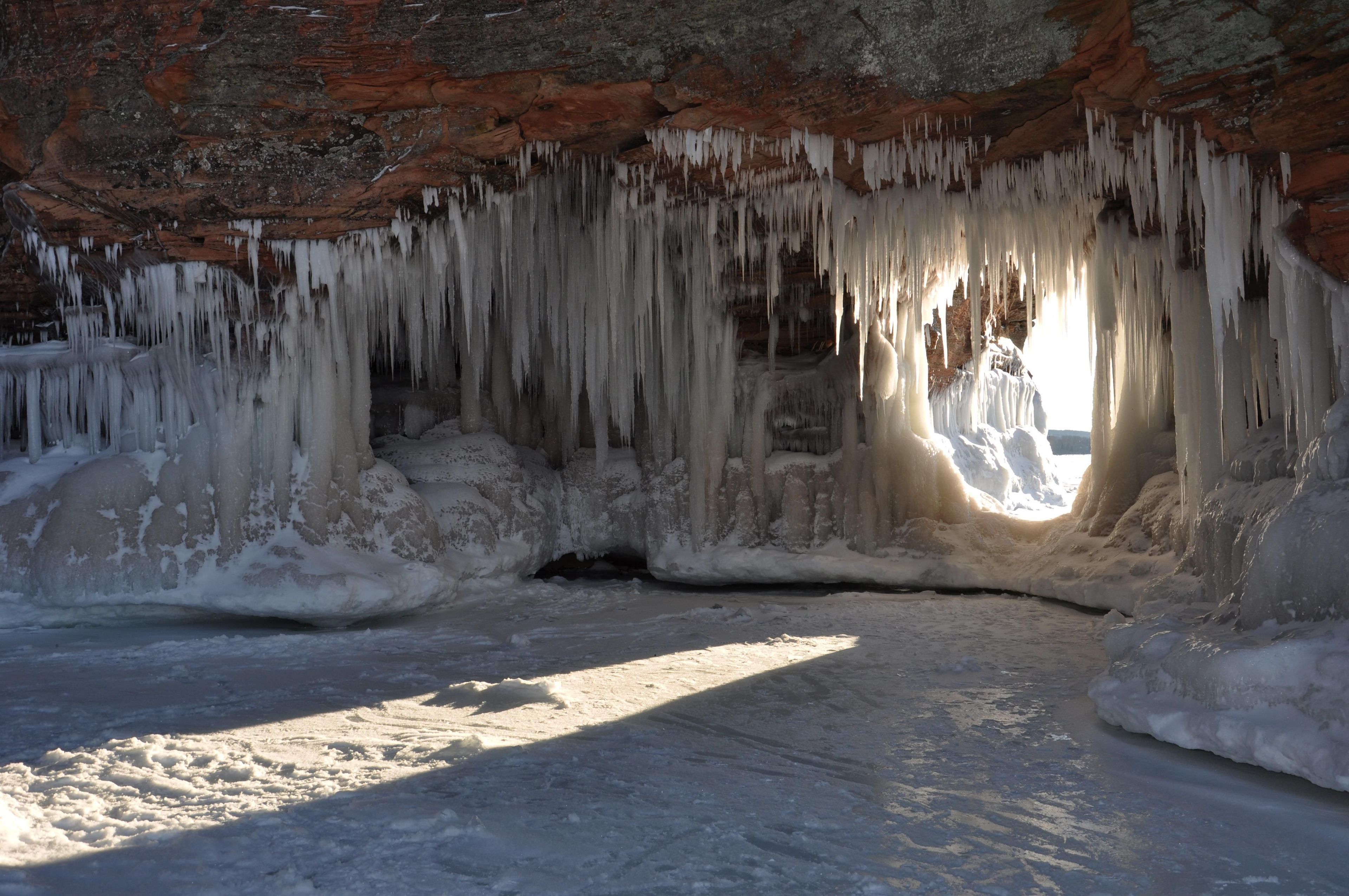 While infrequent, the unique beauty and temporal nature of these ice formations serves to make the mainland ice caves all the more memorable and desirable.