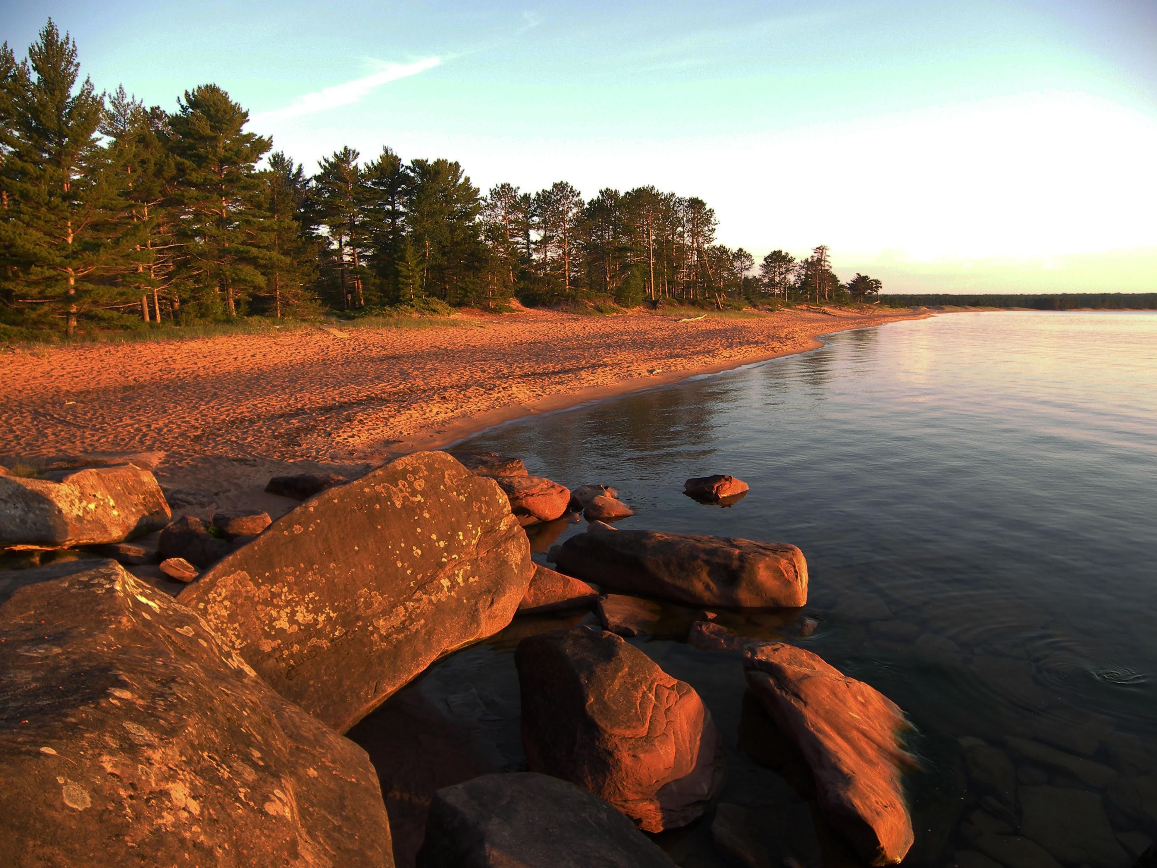 Julian Bay is a popular beach to visit on Stockton Island.