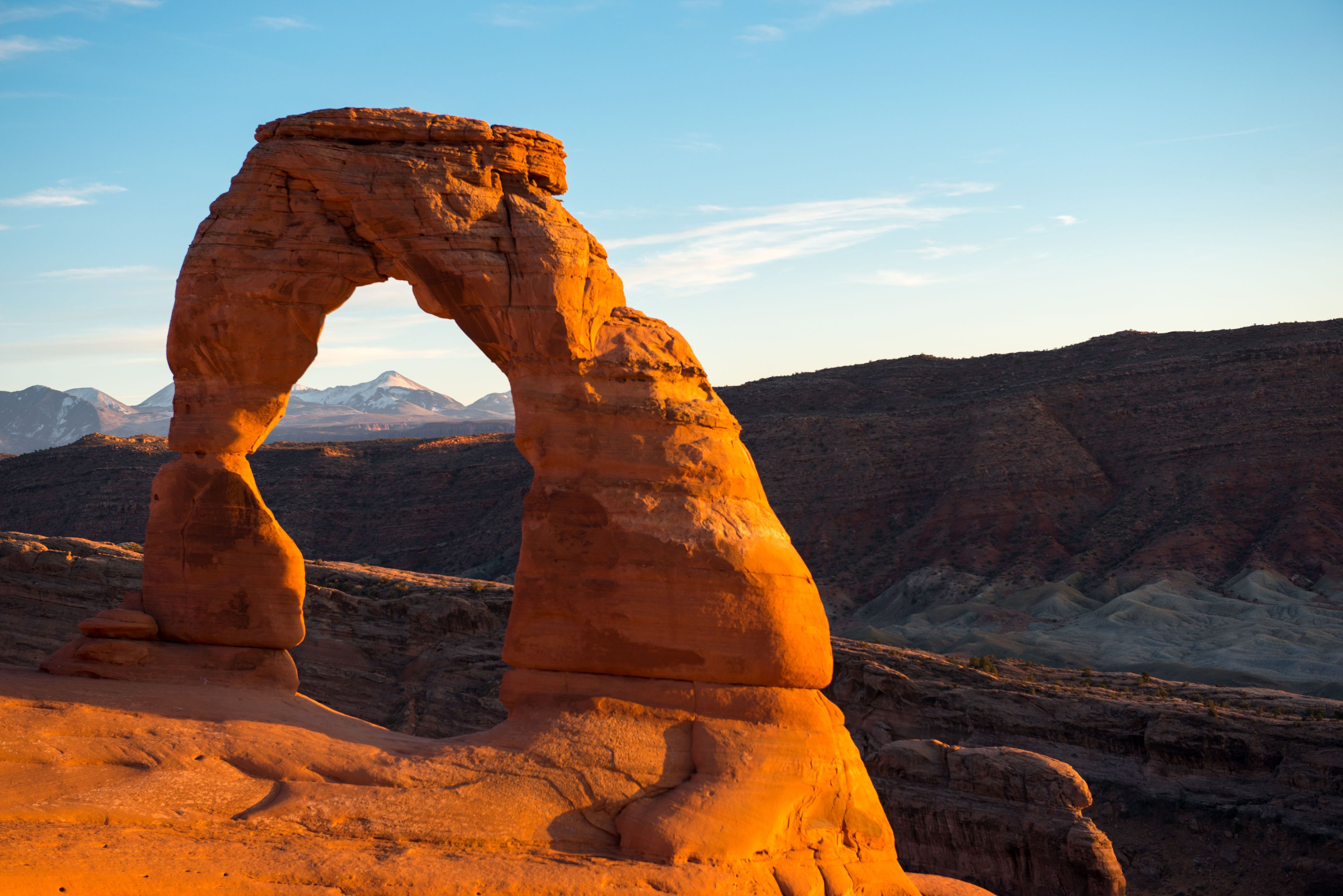 Delicate Arch is perhaps the most famous natural arch in the world.