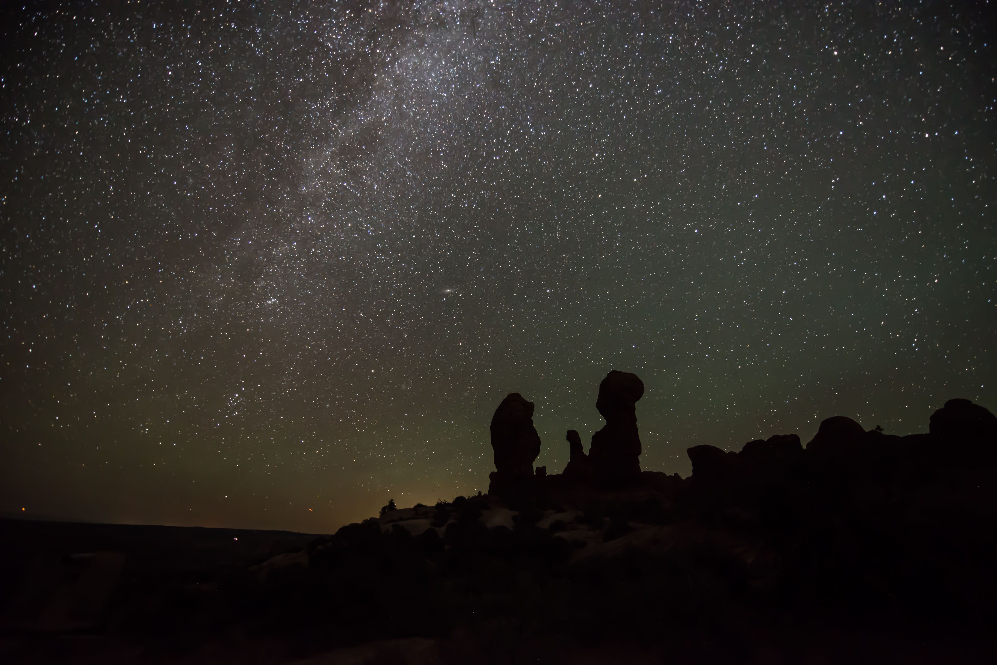 Arches offers some excellent night sky viewing.