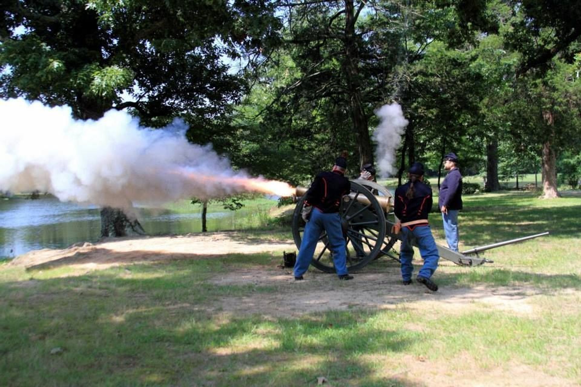 During the Civil War, Confederate troops tried to maintain tactical control of the confluence of the Arkansas and White Rivers, and in 1862 they constructed a massive earthen fortification known as Fort Hindman at the Post. In January 1863 Union troops d