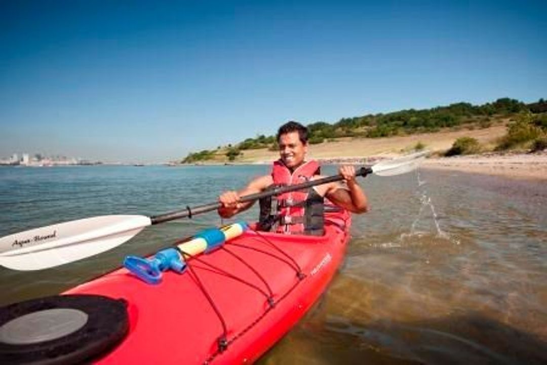 Kayaking in Boston Harbor Islands National Recreational Area