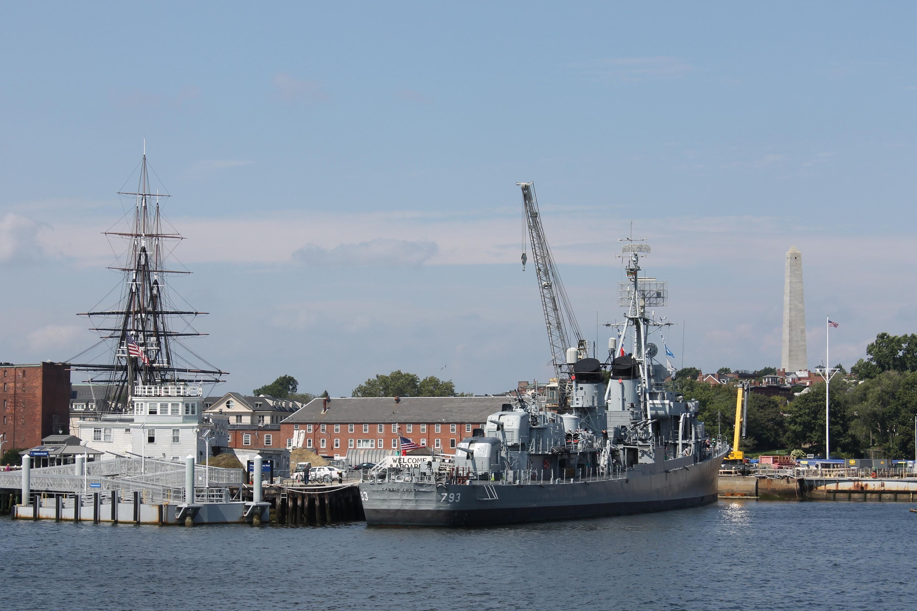 More than 200 years of Navy history and tradition can be found in the Charlestown Navy Yard.