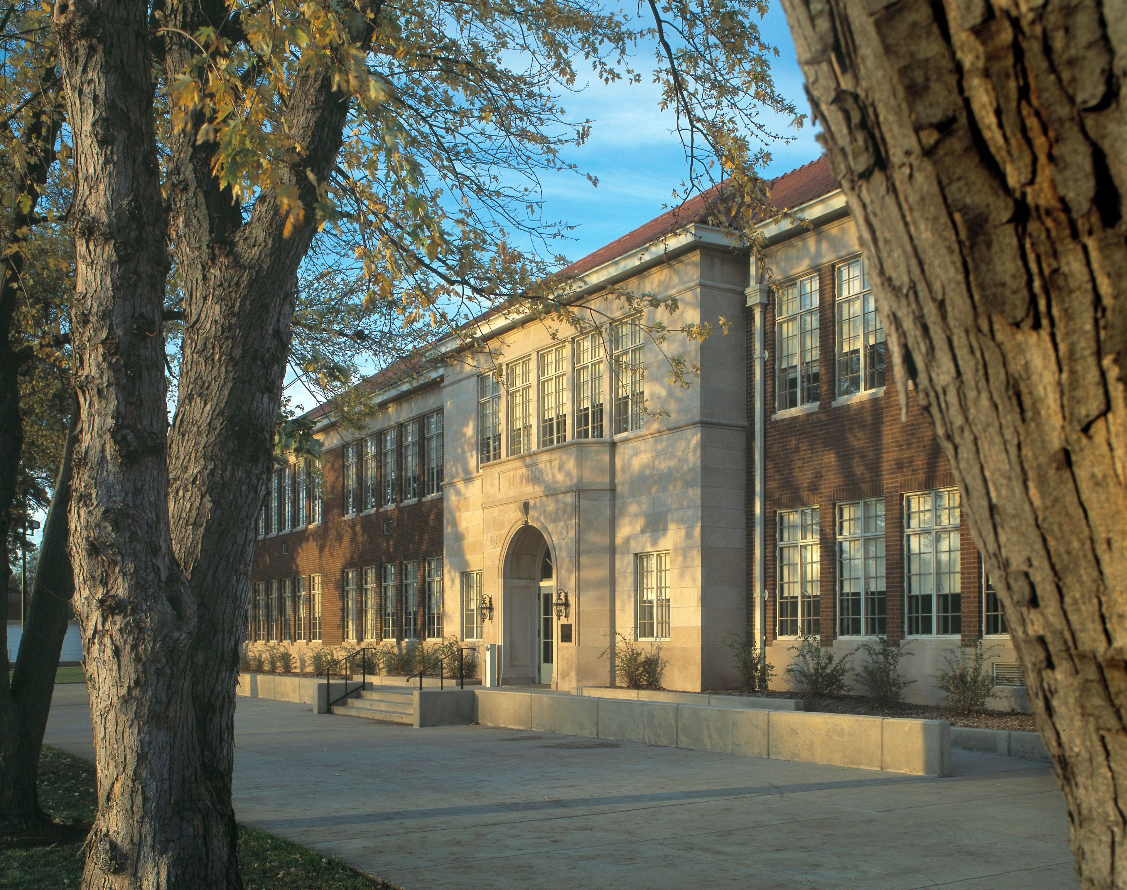 The Monroe Elementary School Building.