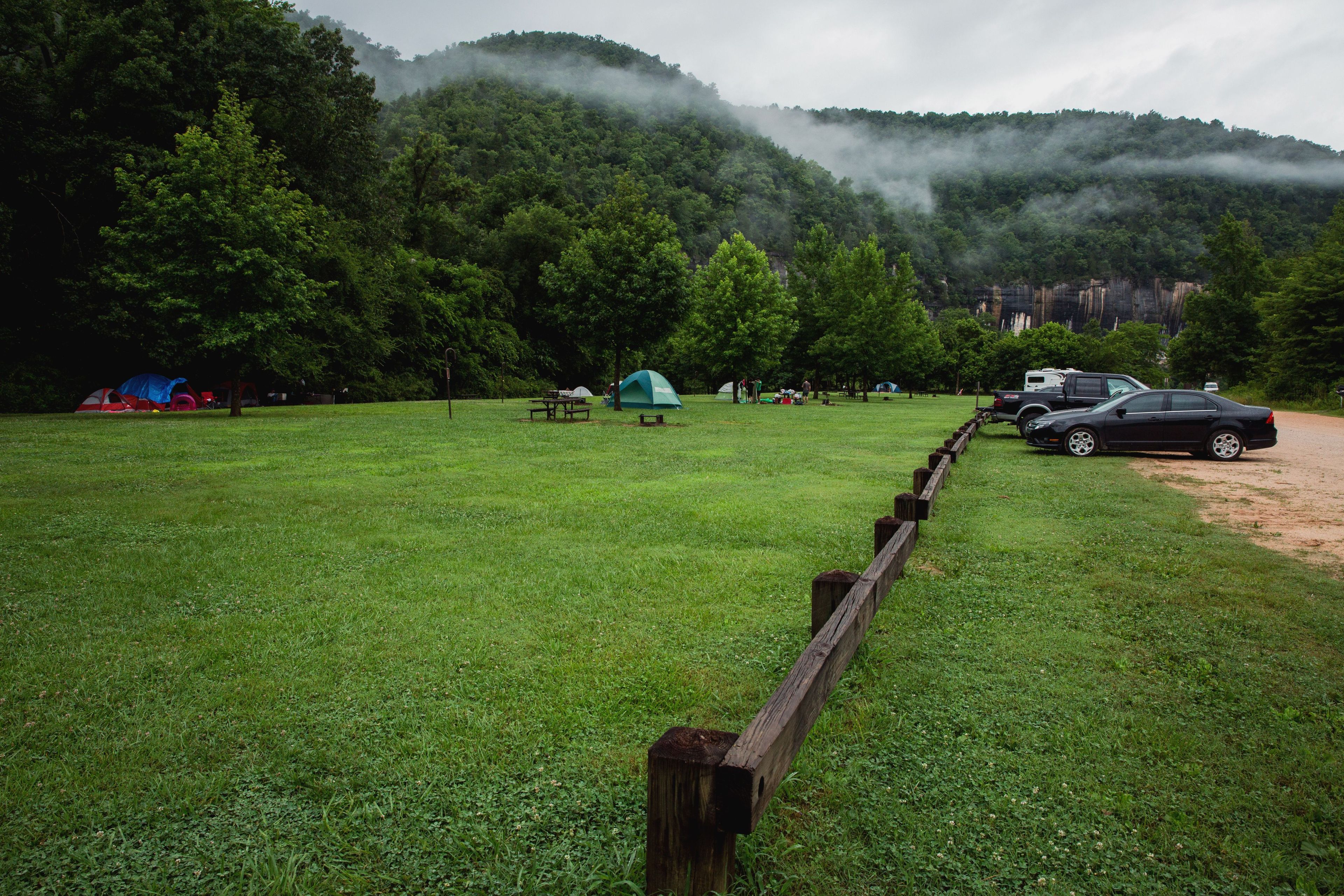 Camping along the Buffalo River is a wonderful way to enjoy the park.