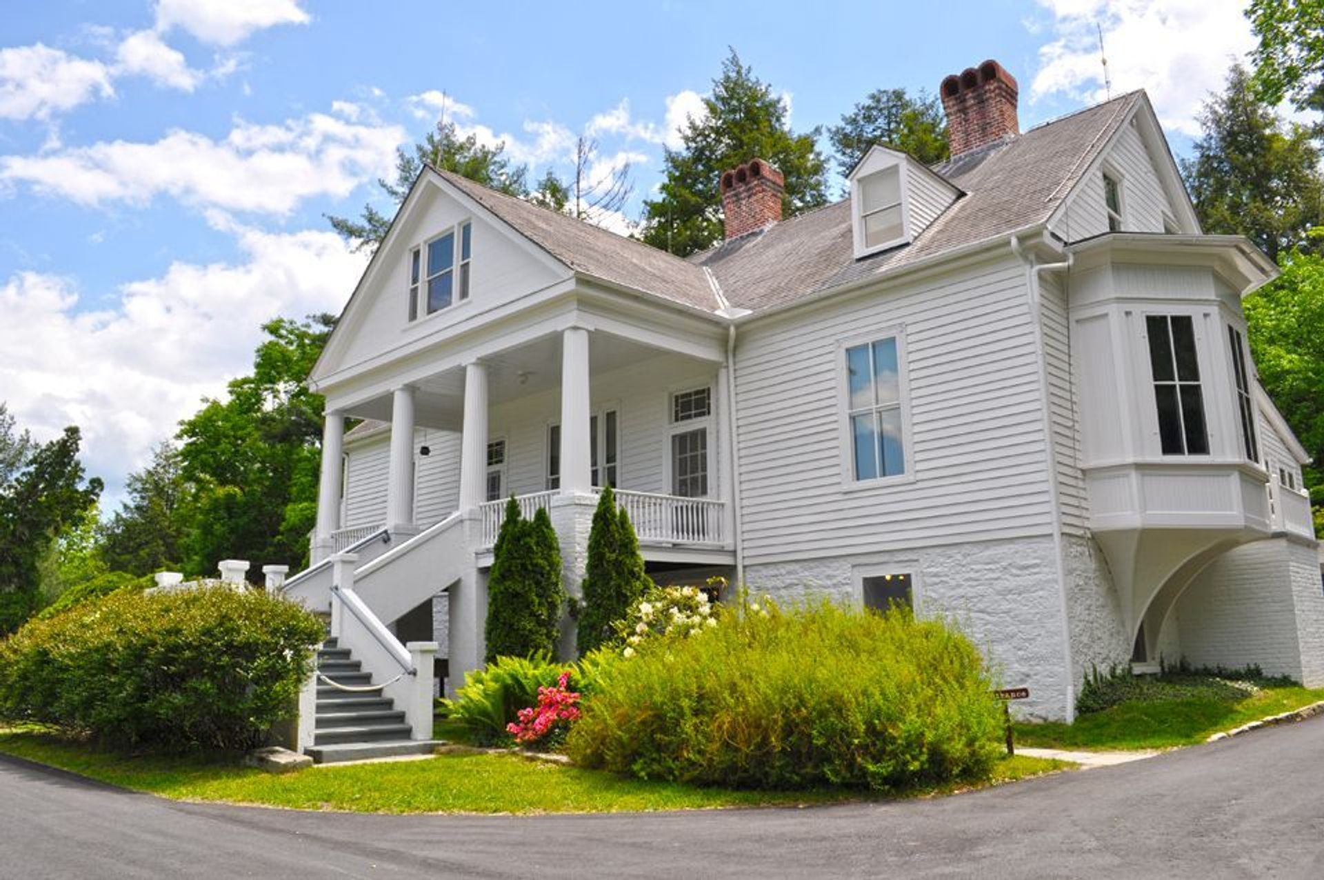 The Sandburg family enjoyed living in the Carolina mountains along with a collection of 12,000 books and a herd of dairy goats.