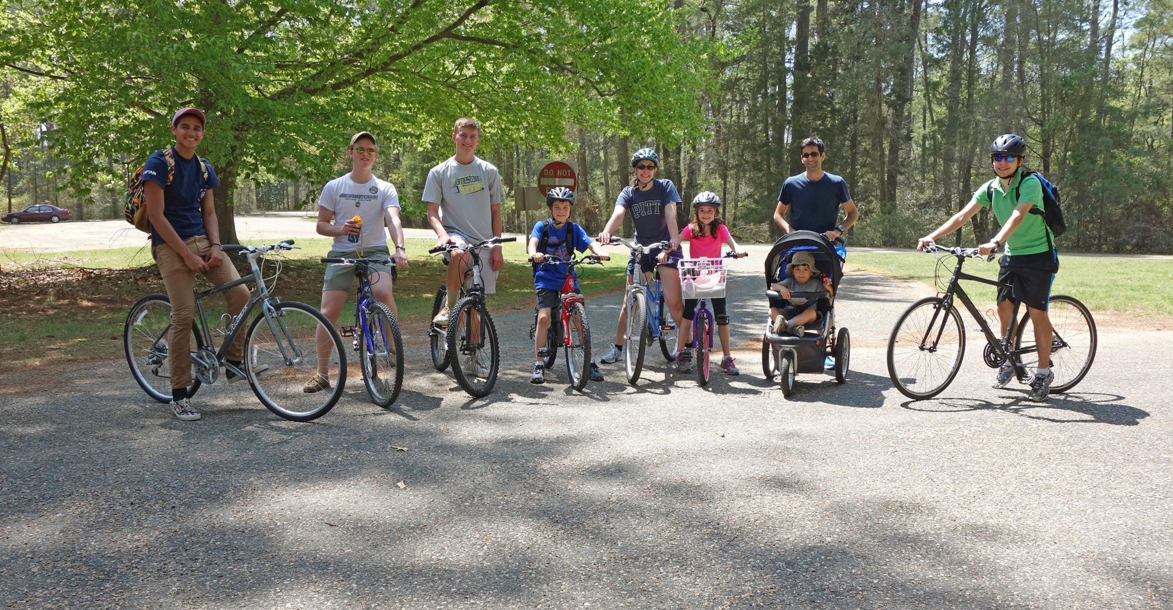 Weekend Biking Near Tour Road