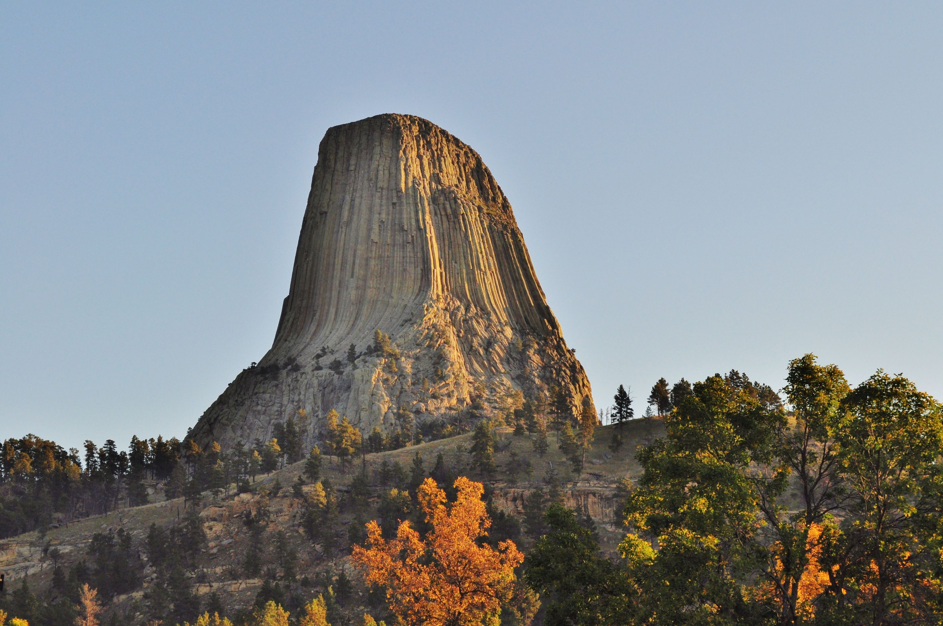 Fall at Devils Tower