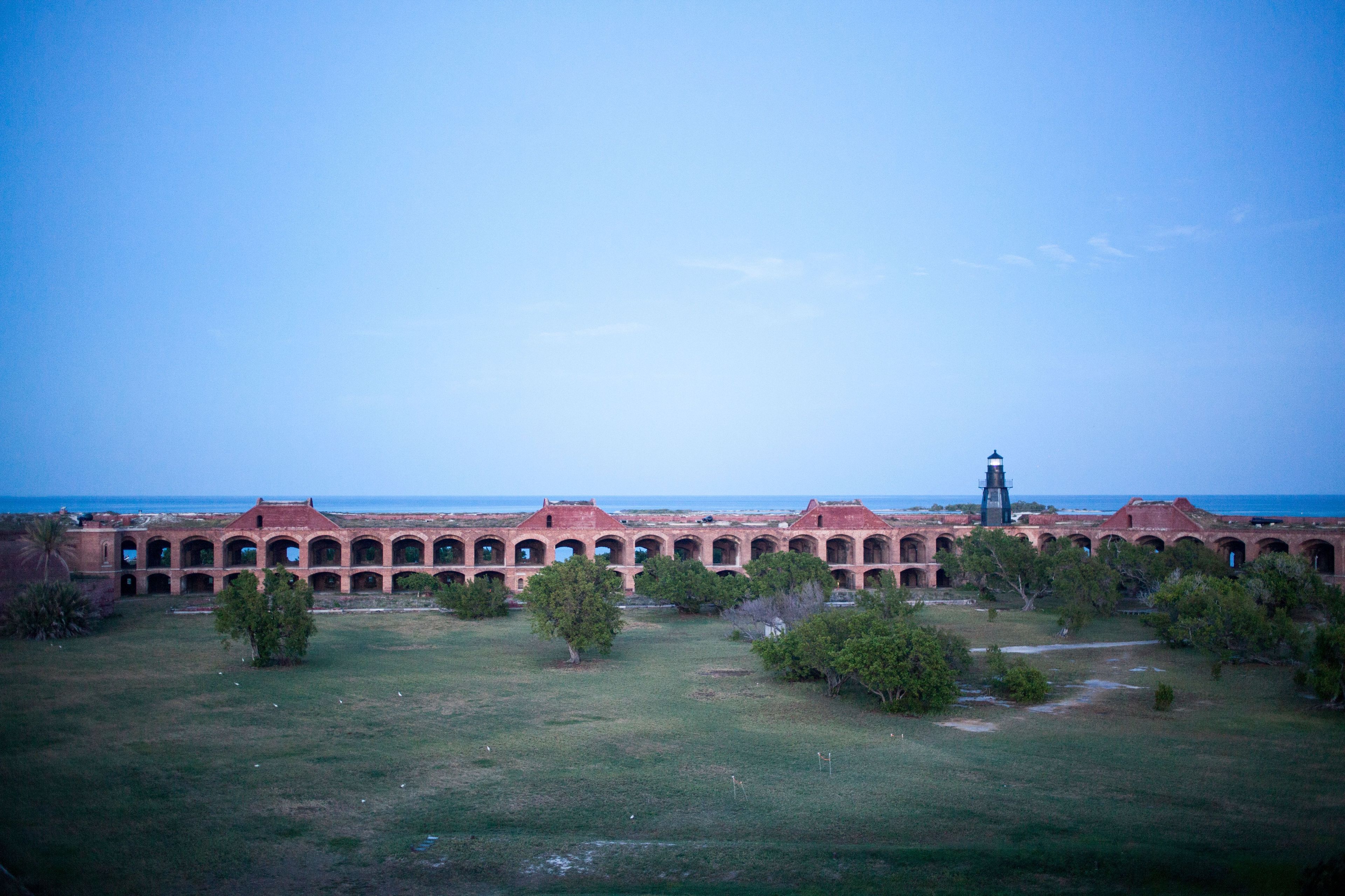 Garden Key is the second largest island in the Dry Tortugas, about 14 acres in size, and has had the most human impact. Located on Garden Key is historic Fort Jefferson, one of the nation’s largest 19th century forts and a central cultural feature of Dry