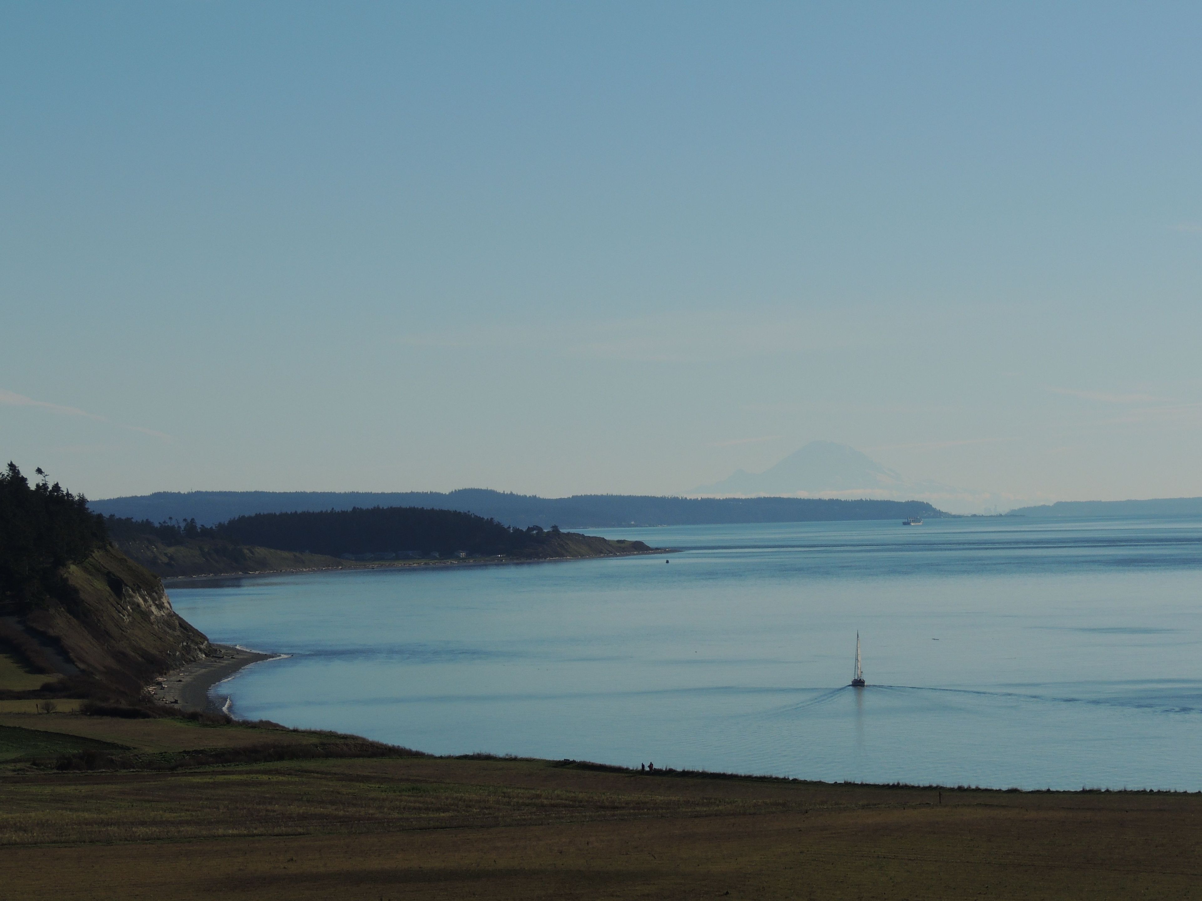 The Bluff Overlook on the Bluff Trail offers spectacular views of the Straight of Juan de Fuca