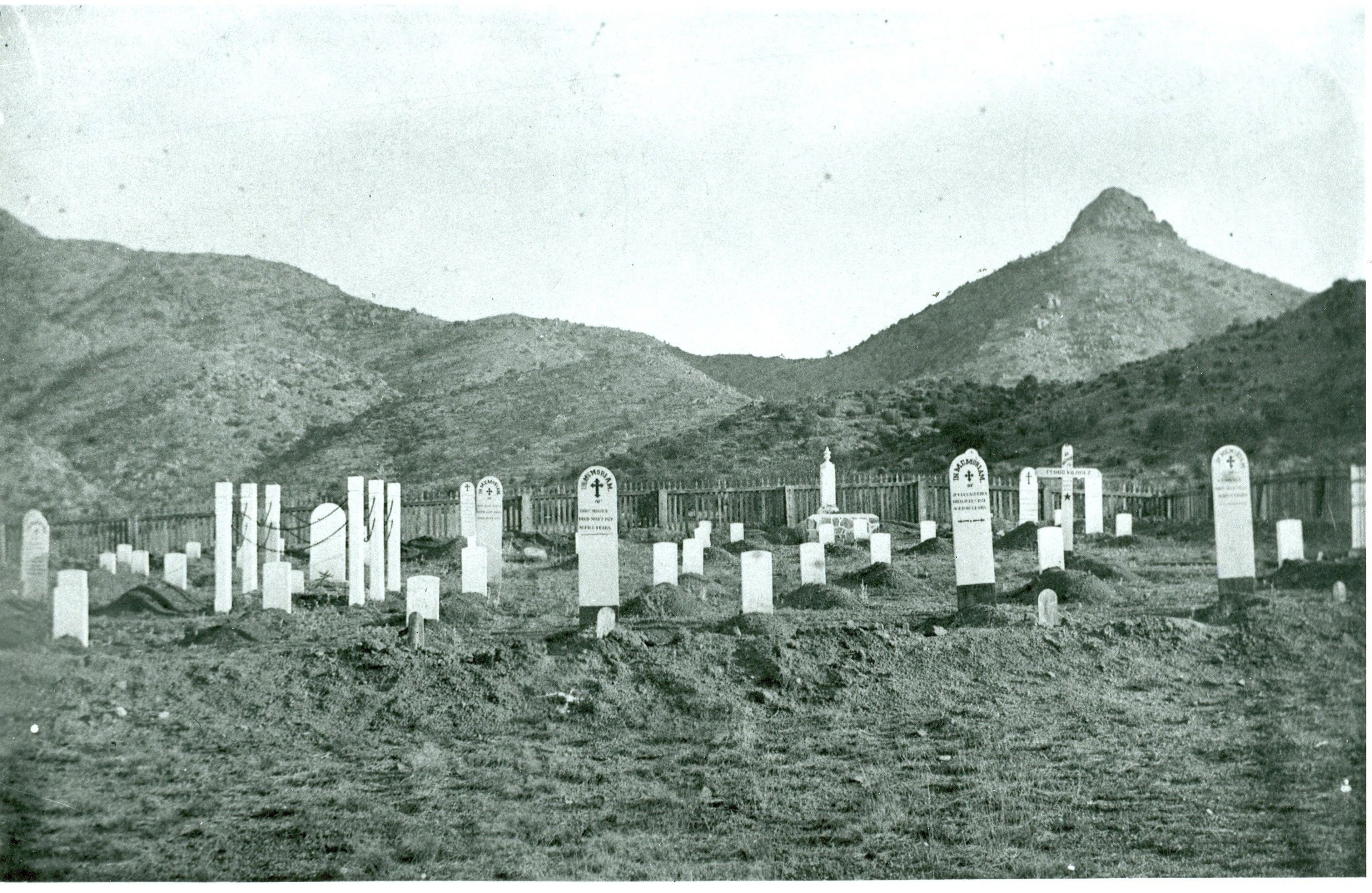 Fort Bowie cemetery is accessed via the Fort Bowie Trail, and in addition to many US troops buried here, some Apache/Indeh are buried here as well.