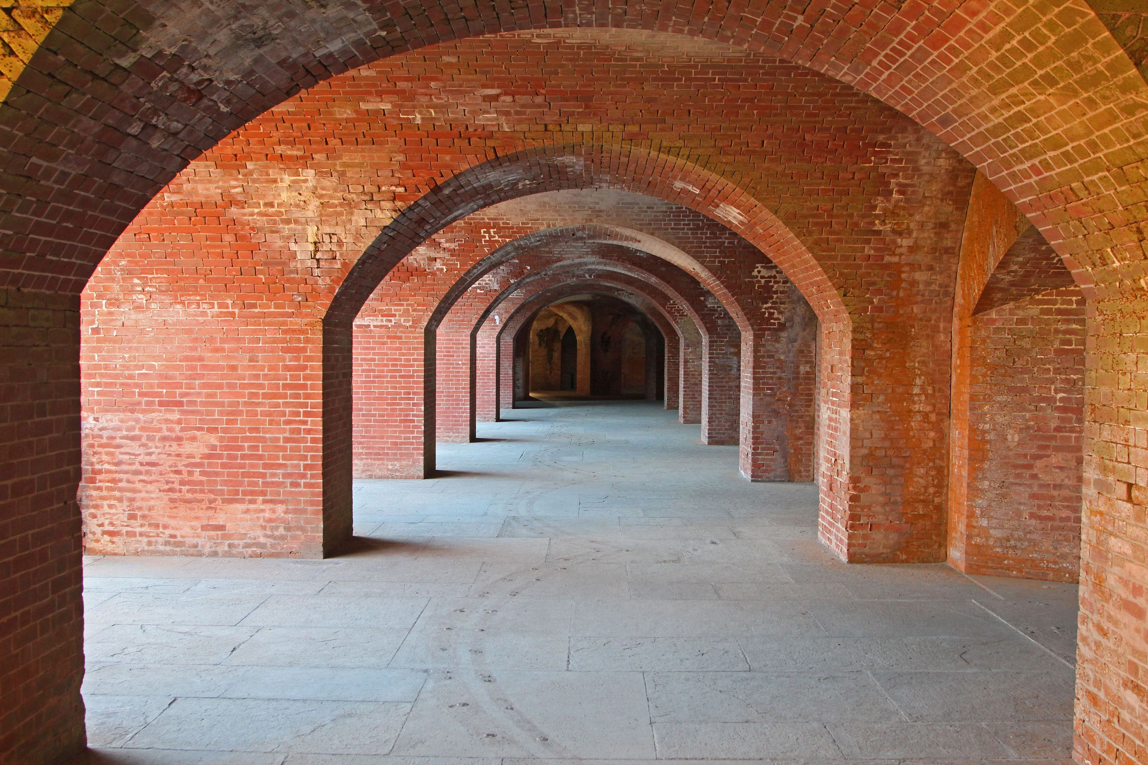 Fort Point is known for its masterful masonry work.