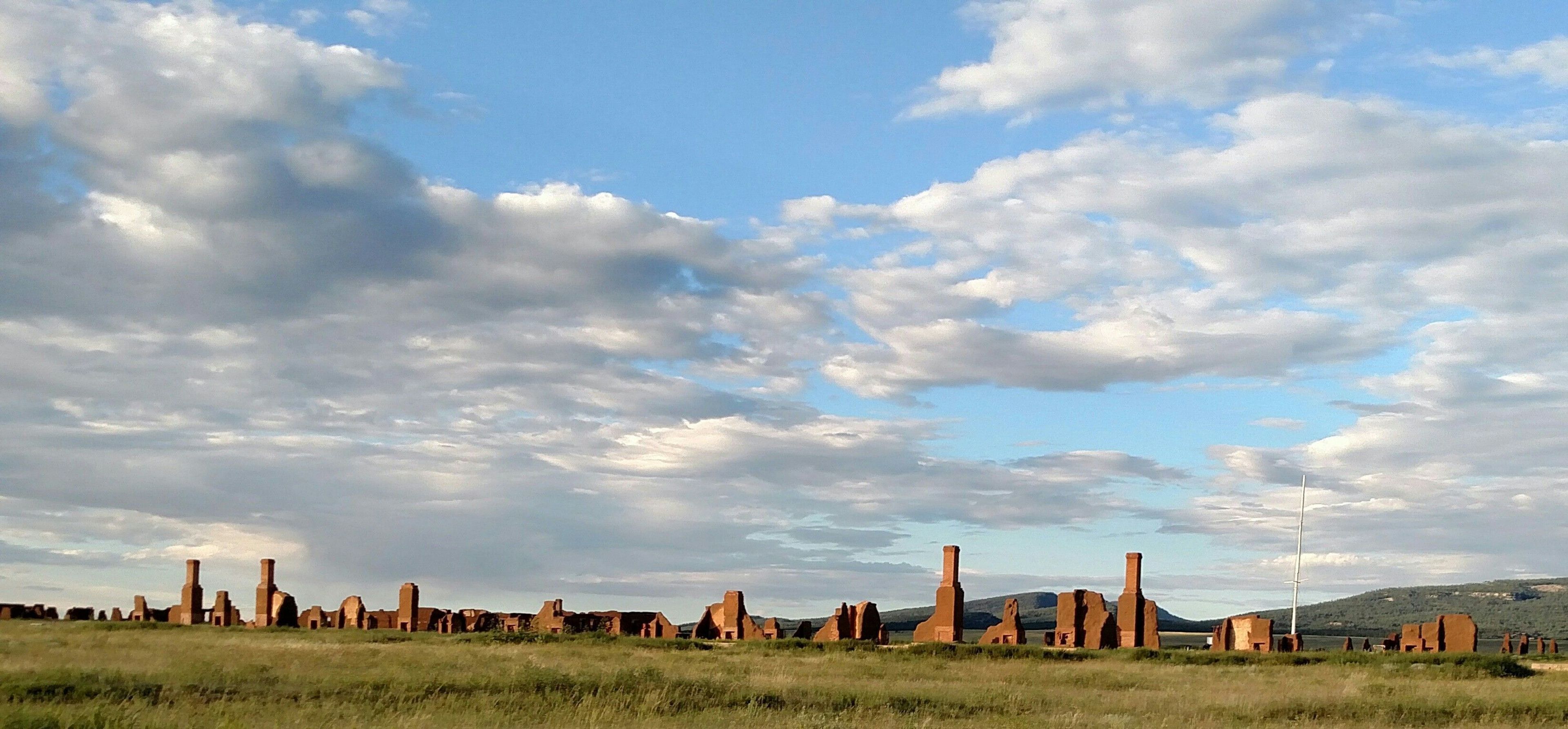 Blue skies and billowing clouds frequently add to the incredible viewshed that surrounds the monument grounds.