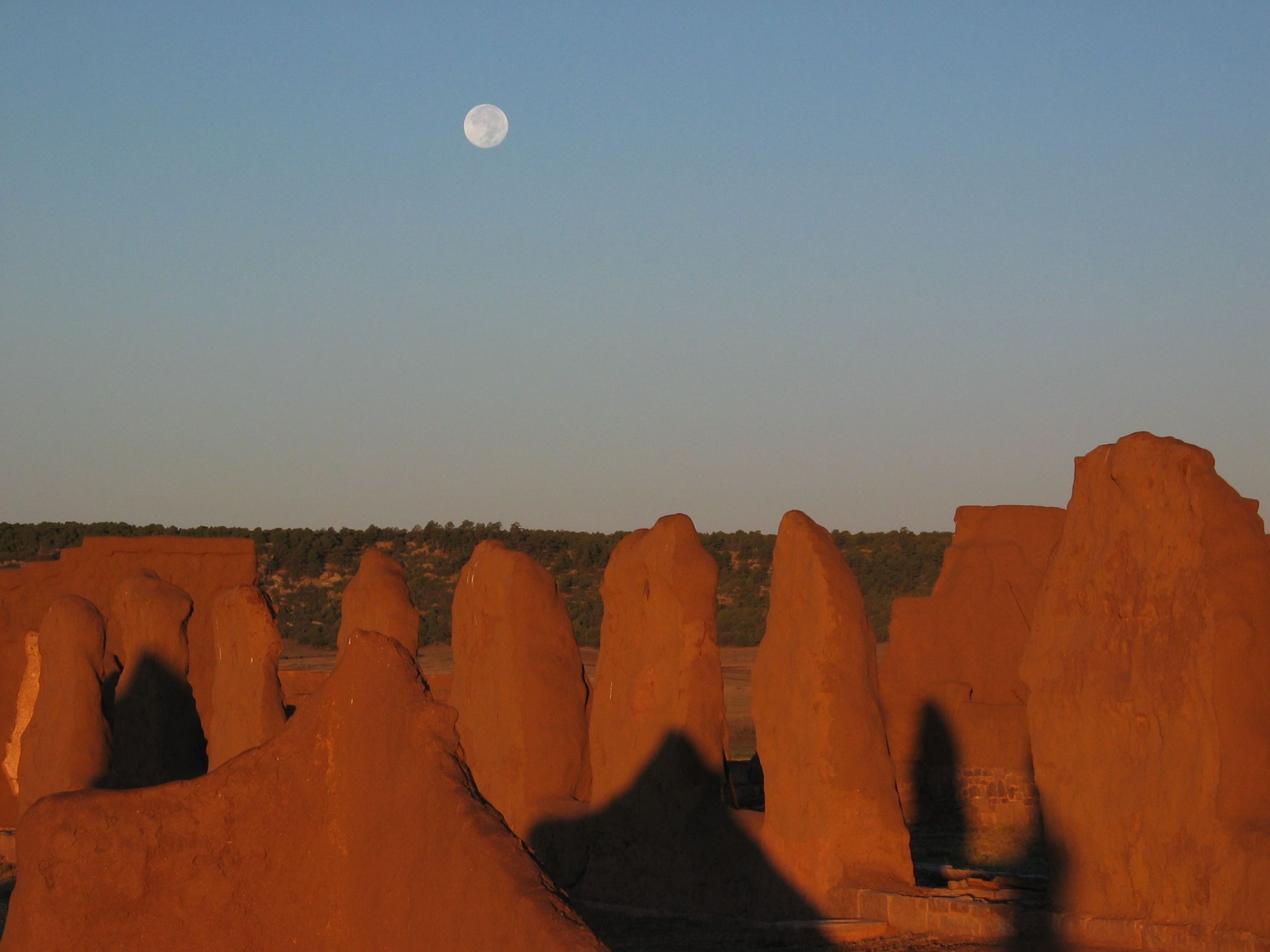 Located on the monument grounds is the world's largest collection of Territorial-Style adobe remanants.