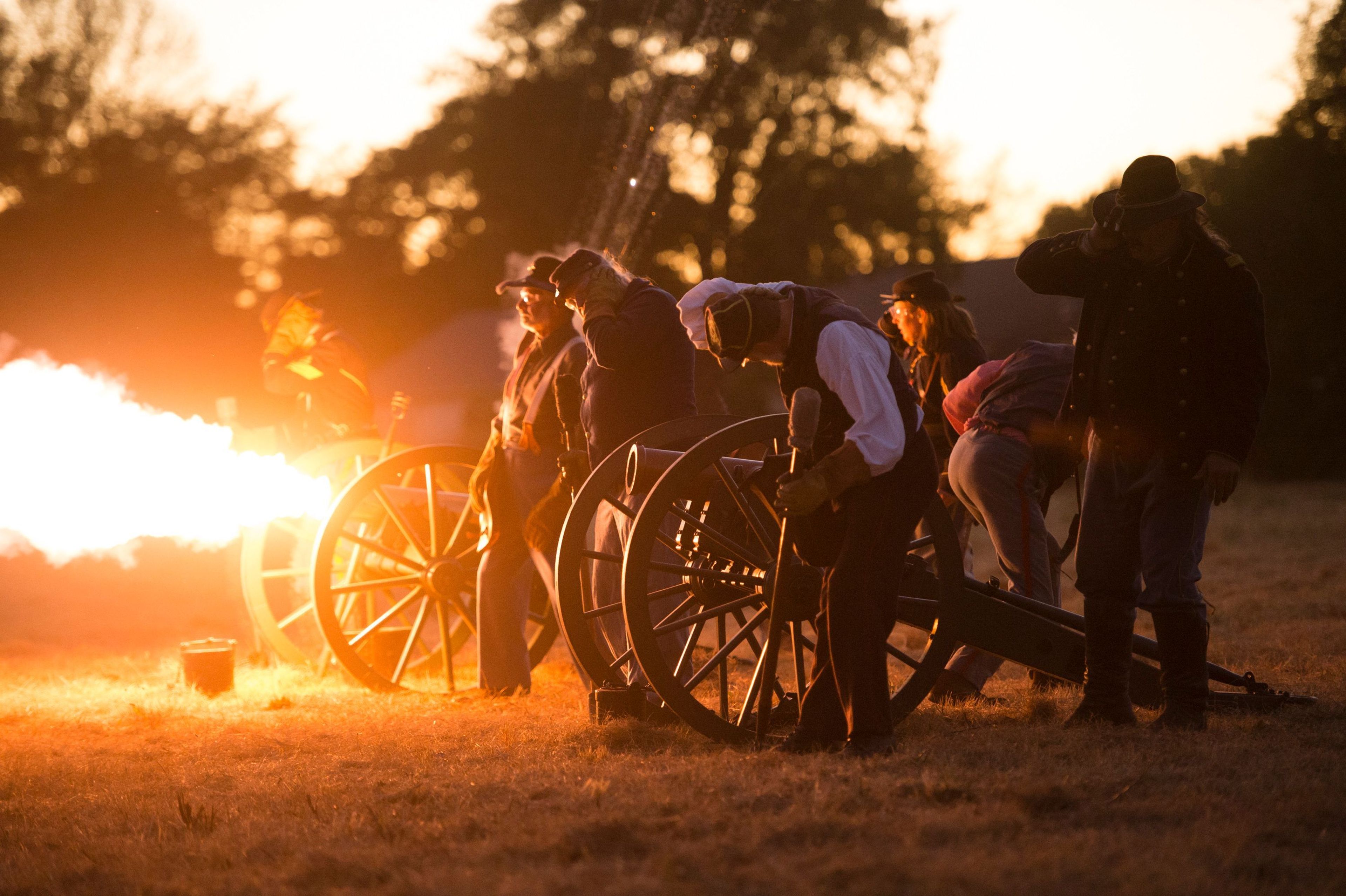 The military history at Vancouver Barracks is told through living history demonstrations, including historic weapons demonstrations.