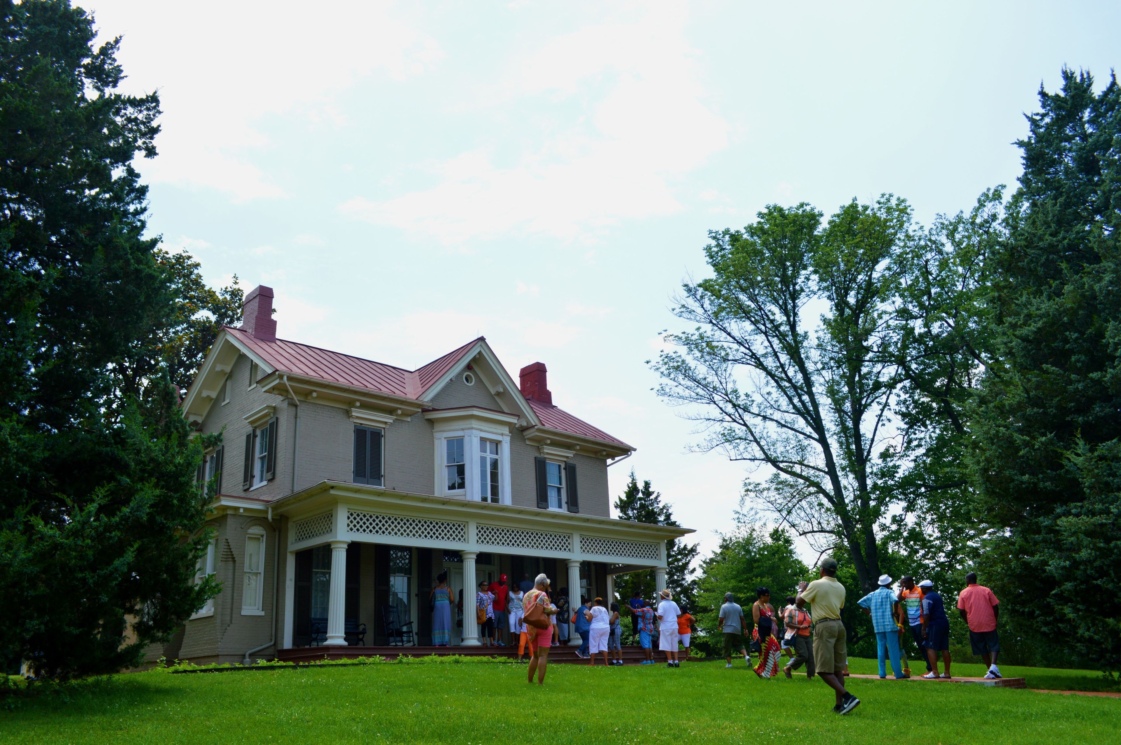 Rangers guide daily tours of the historic house at scheduled times.