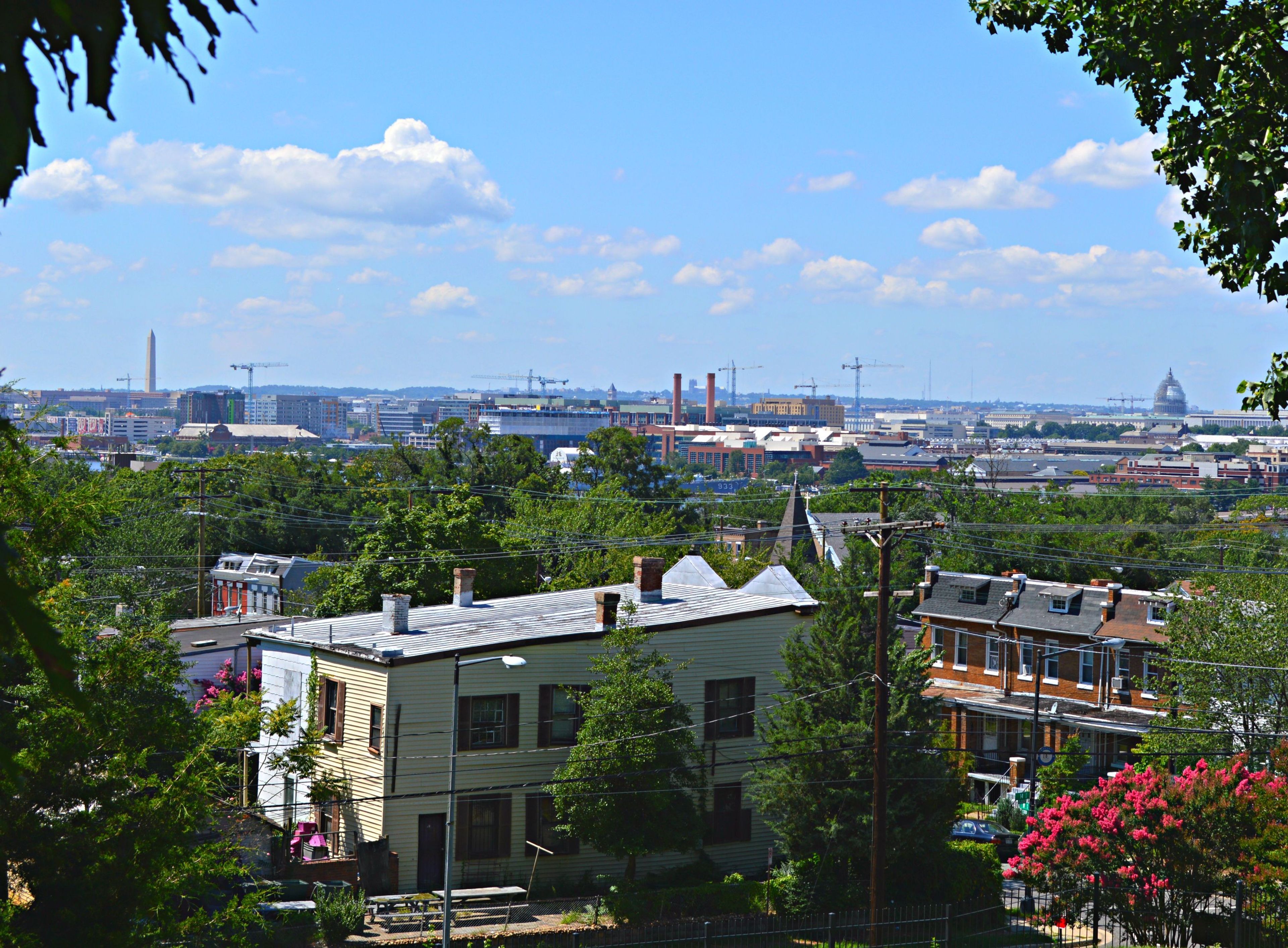 Frederick Douglass's view from Cedar Hill continues to impress visitors today.