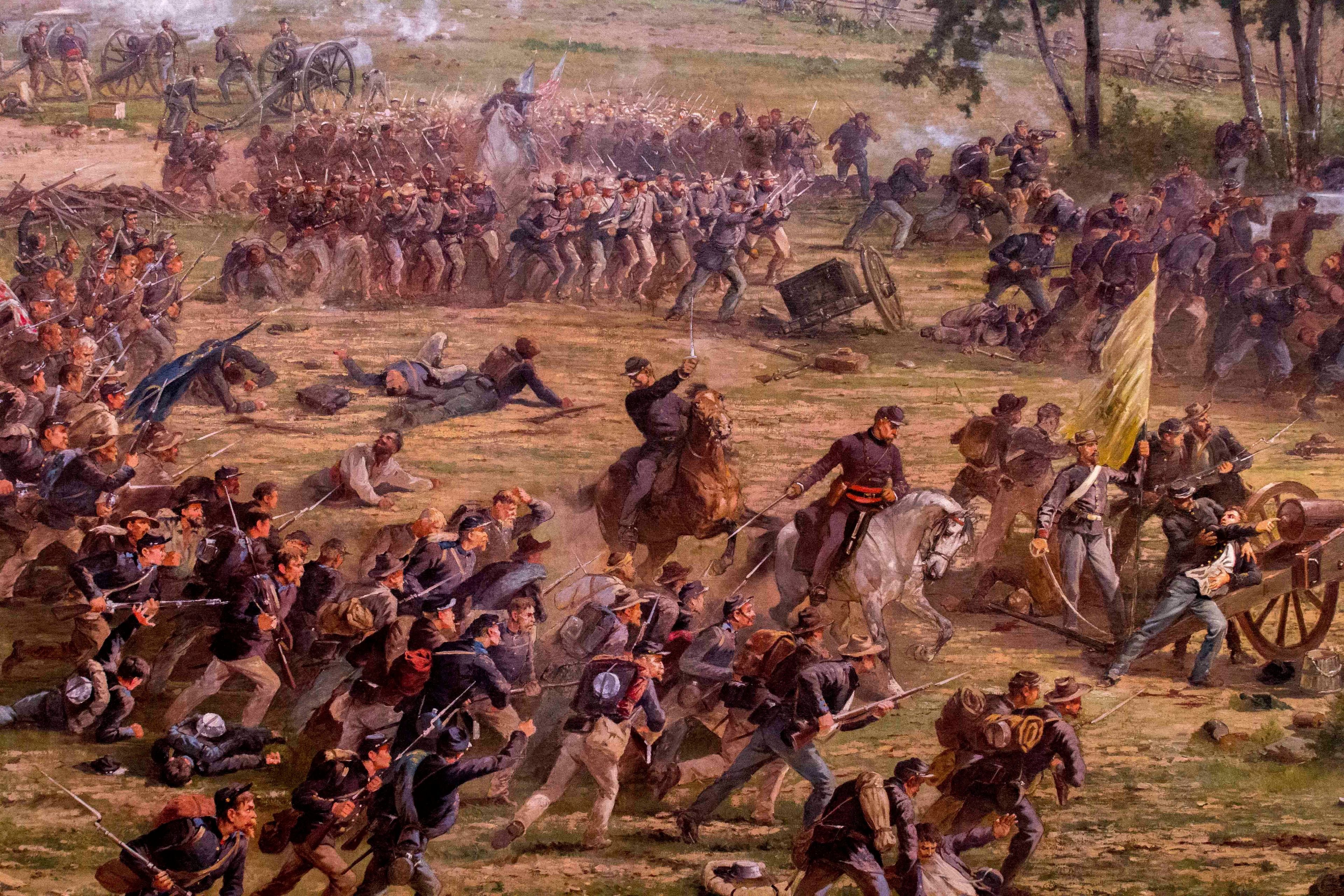 The Cyclorama painting.