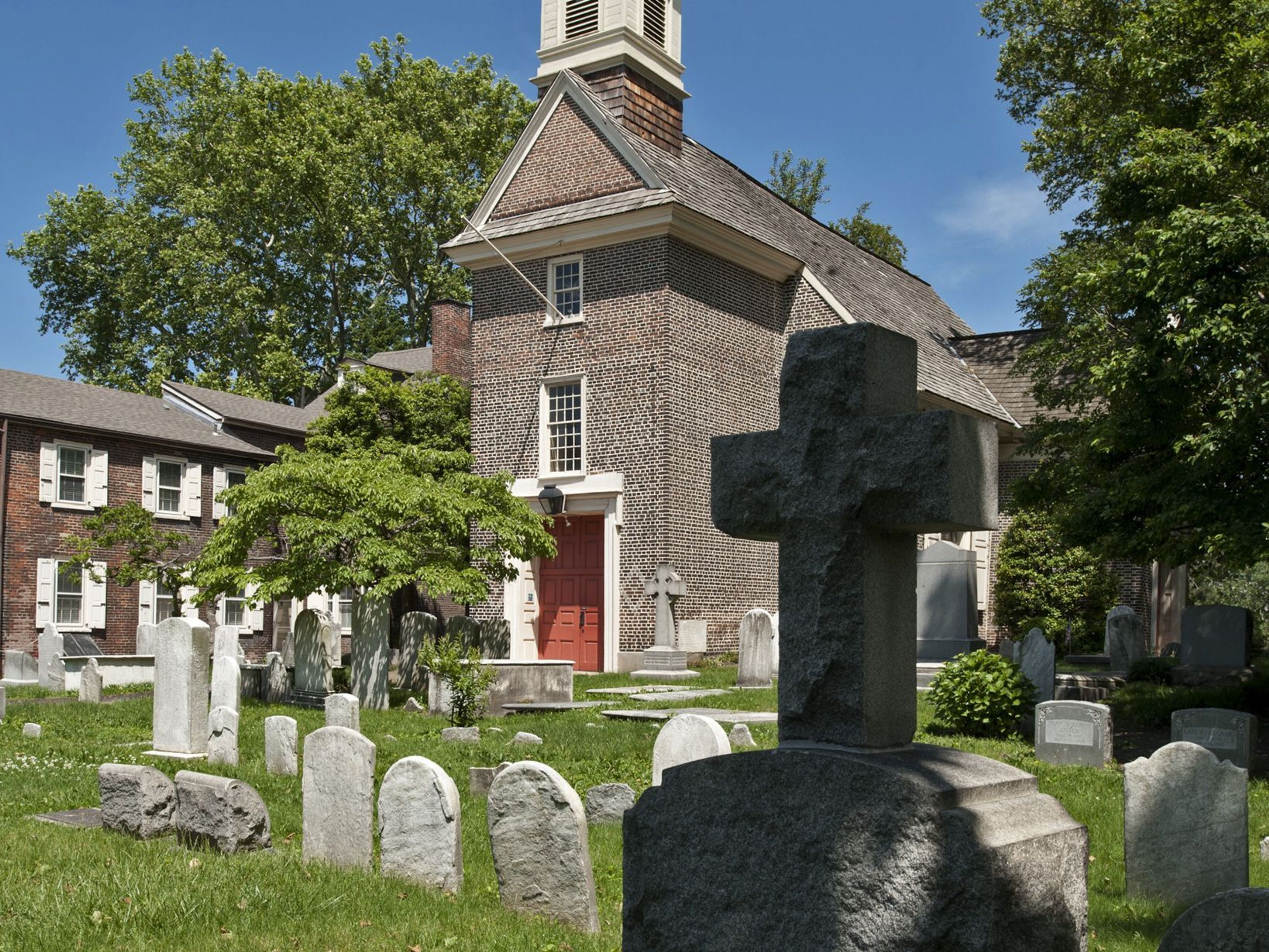 Gloria Dei Church was designated as a National Historical Site in 1942. The Gloria Dei congregation owns and maintains the church and the related buildings, its ministry and the grounds.