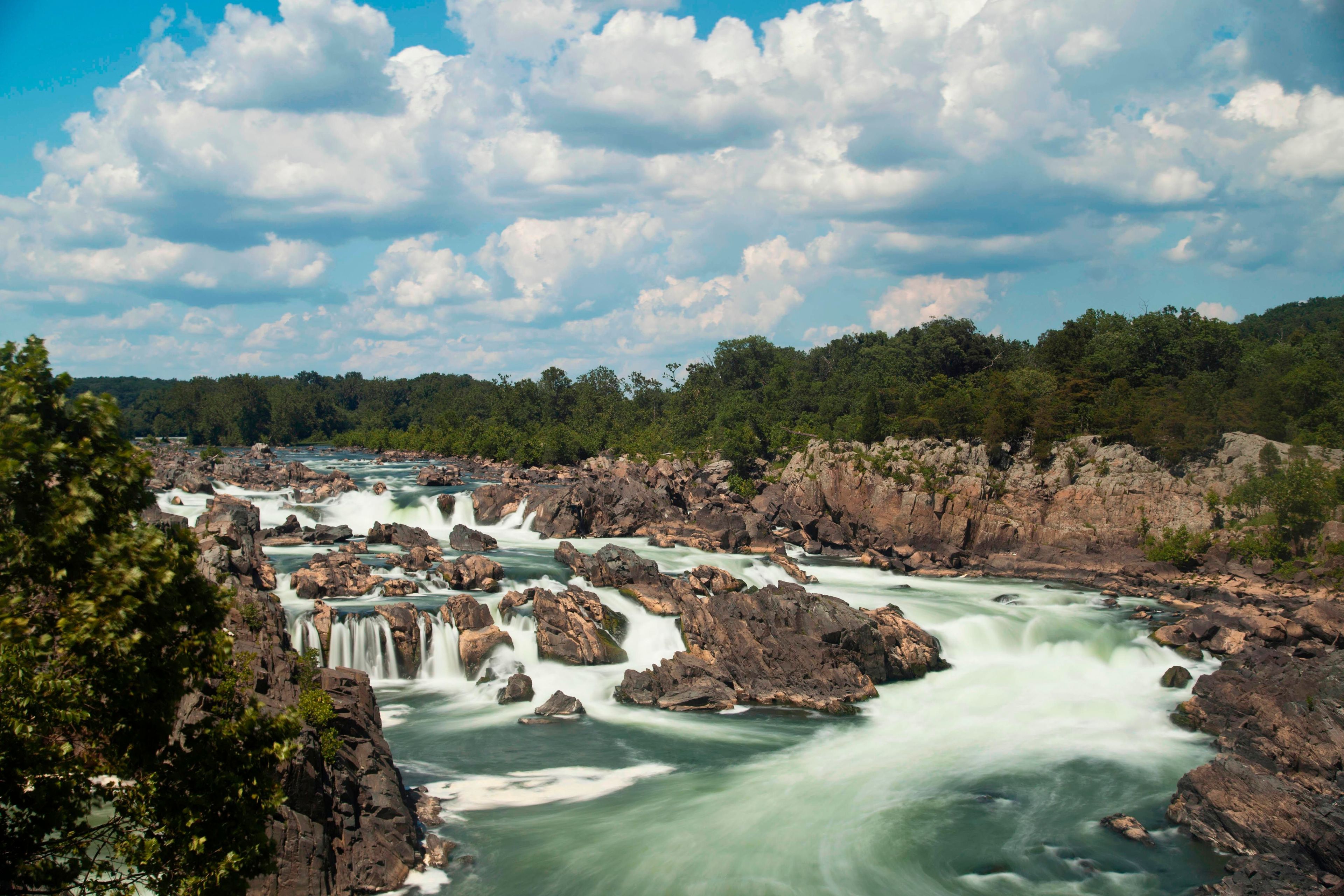 A view of Great Falls from Virginia