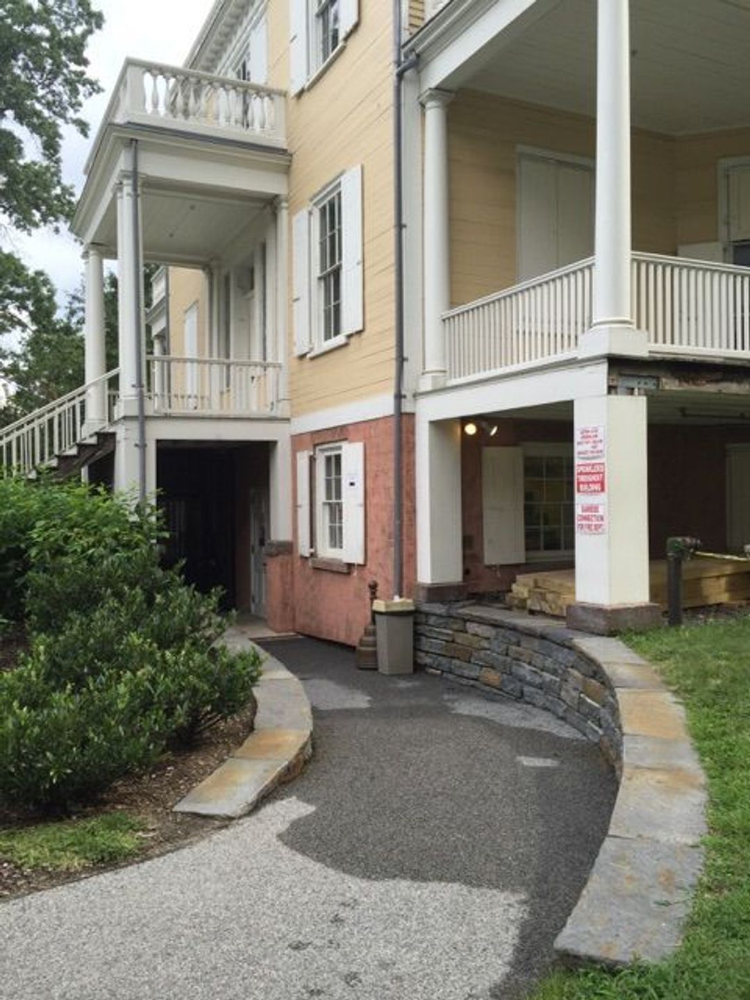 Hamilton Grange National Memorial, Entrance