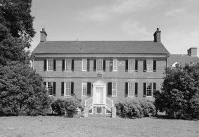 Historic image of Harmony Hall, circa 1938.