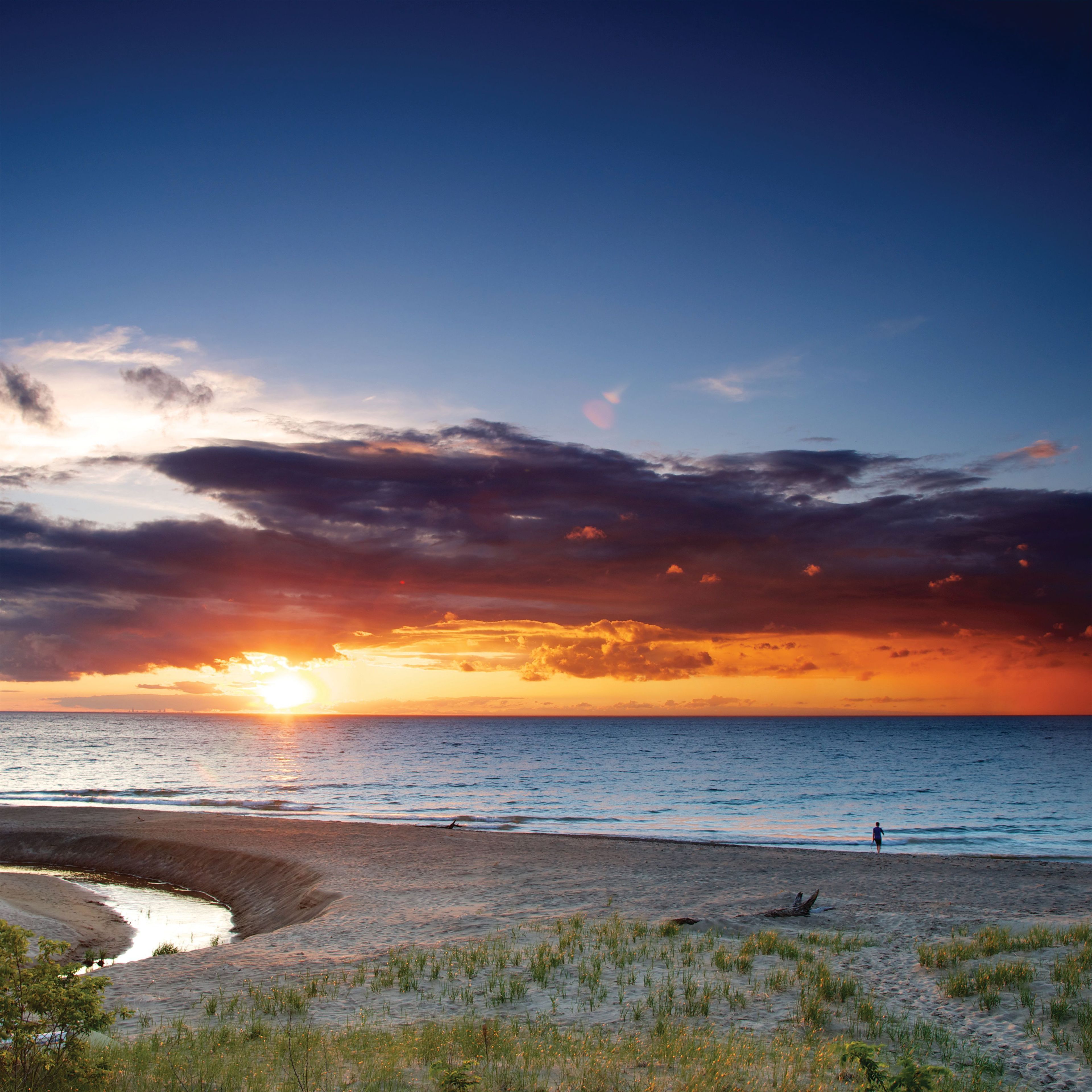 Sunset at Indiana Dunes National Park