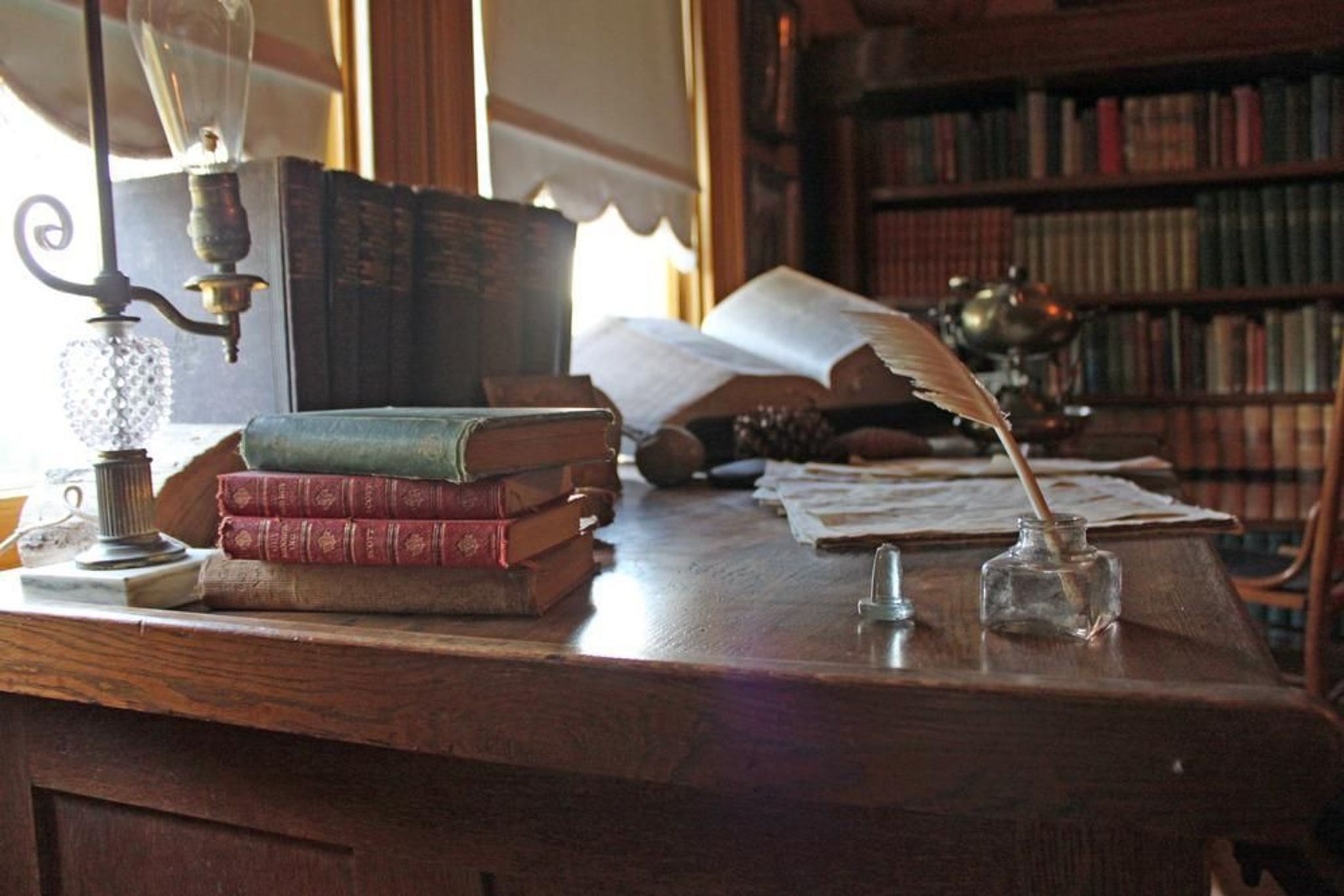 John Muir's desk in the "Scribble Den".