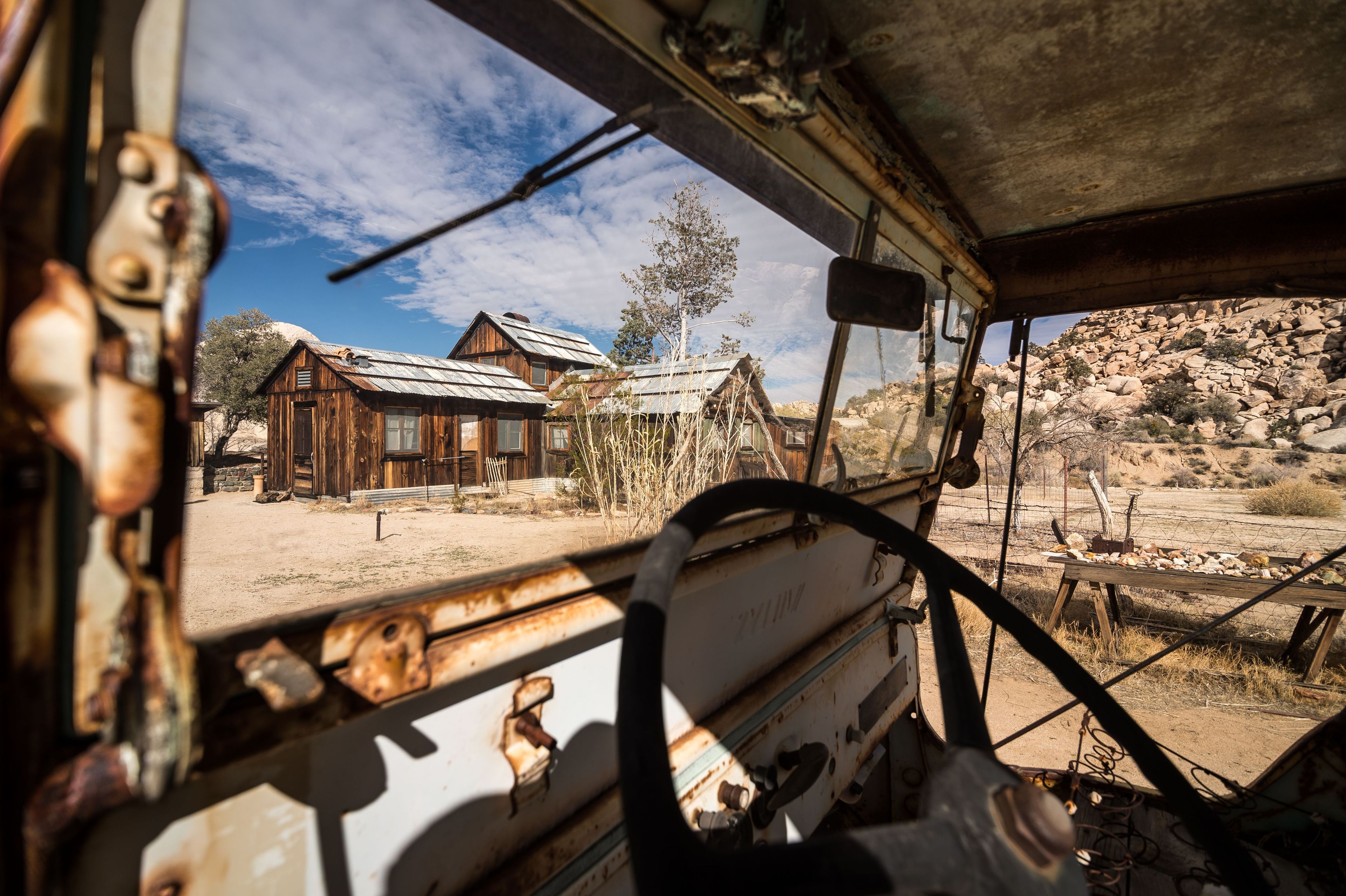 The historic Keys Ranch can be visited only on a ranger-guided tour.