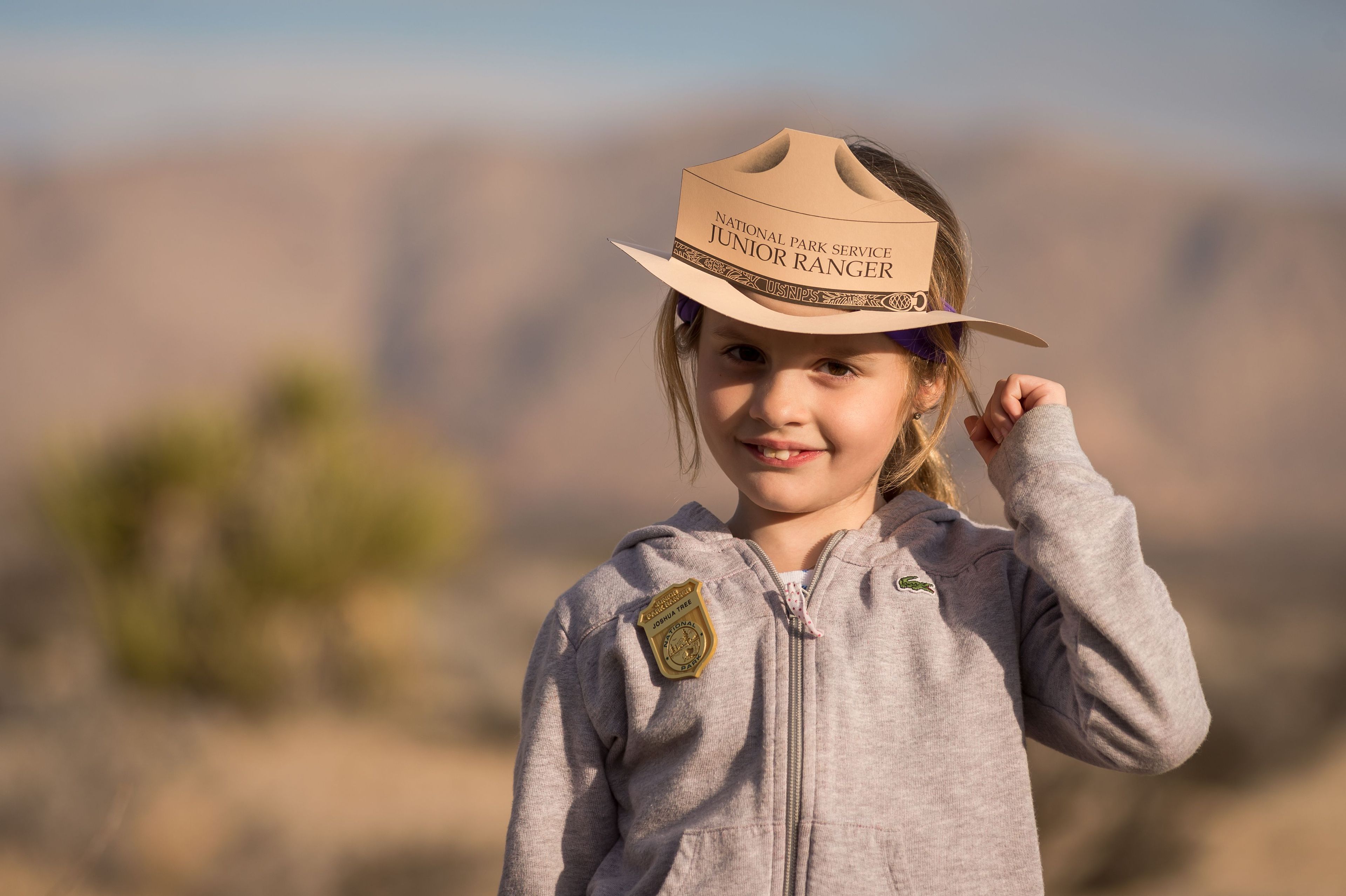 Kids of all ages can take part in Joshua Tree National Park's Junior Ranger program.