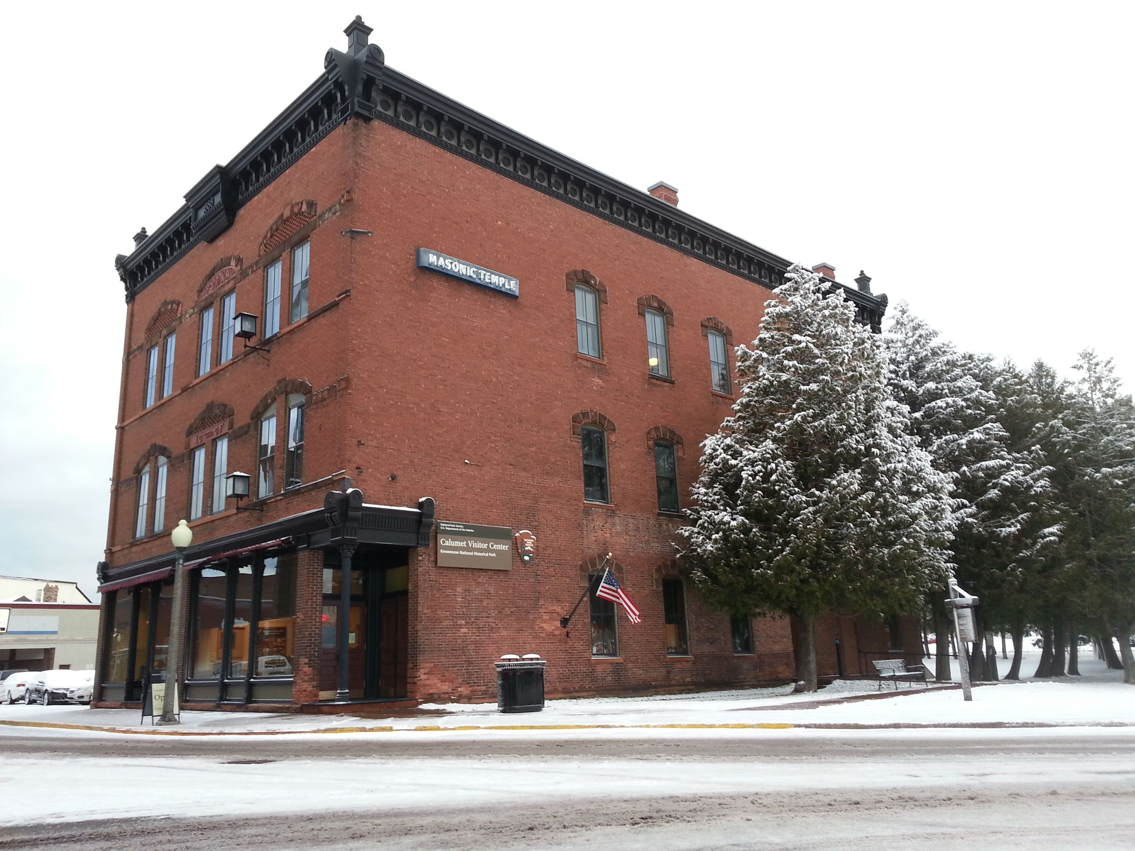 The Calumet Visitor Center in the historic Union Building showcases three floors of interactive exhibits, films, and museum pieces.