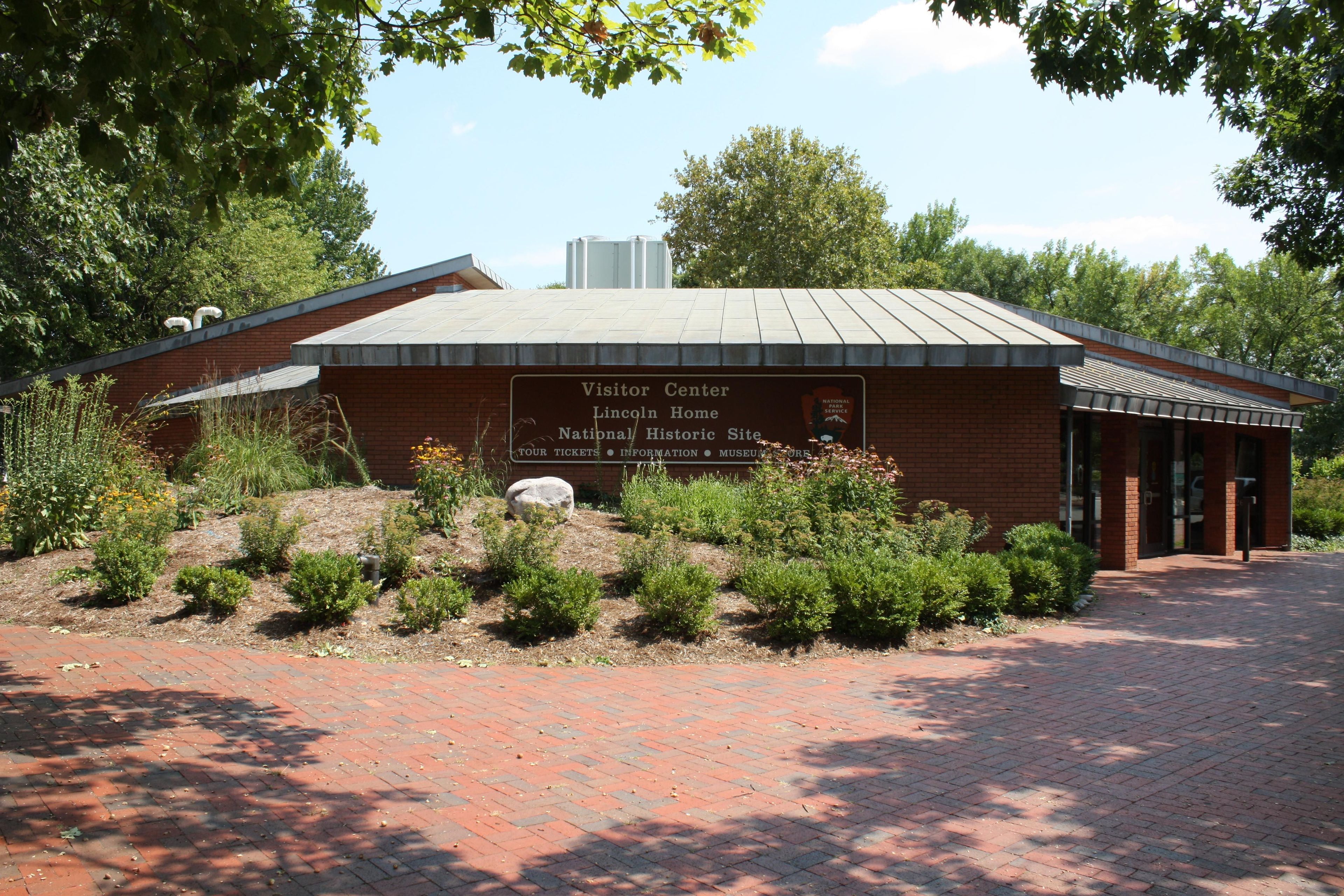 Information, restrooms, tour tickets, and park films are all available at the Lincoln Home visitor center.