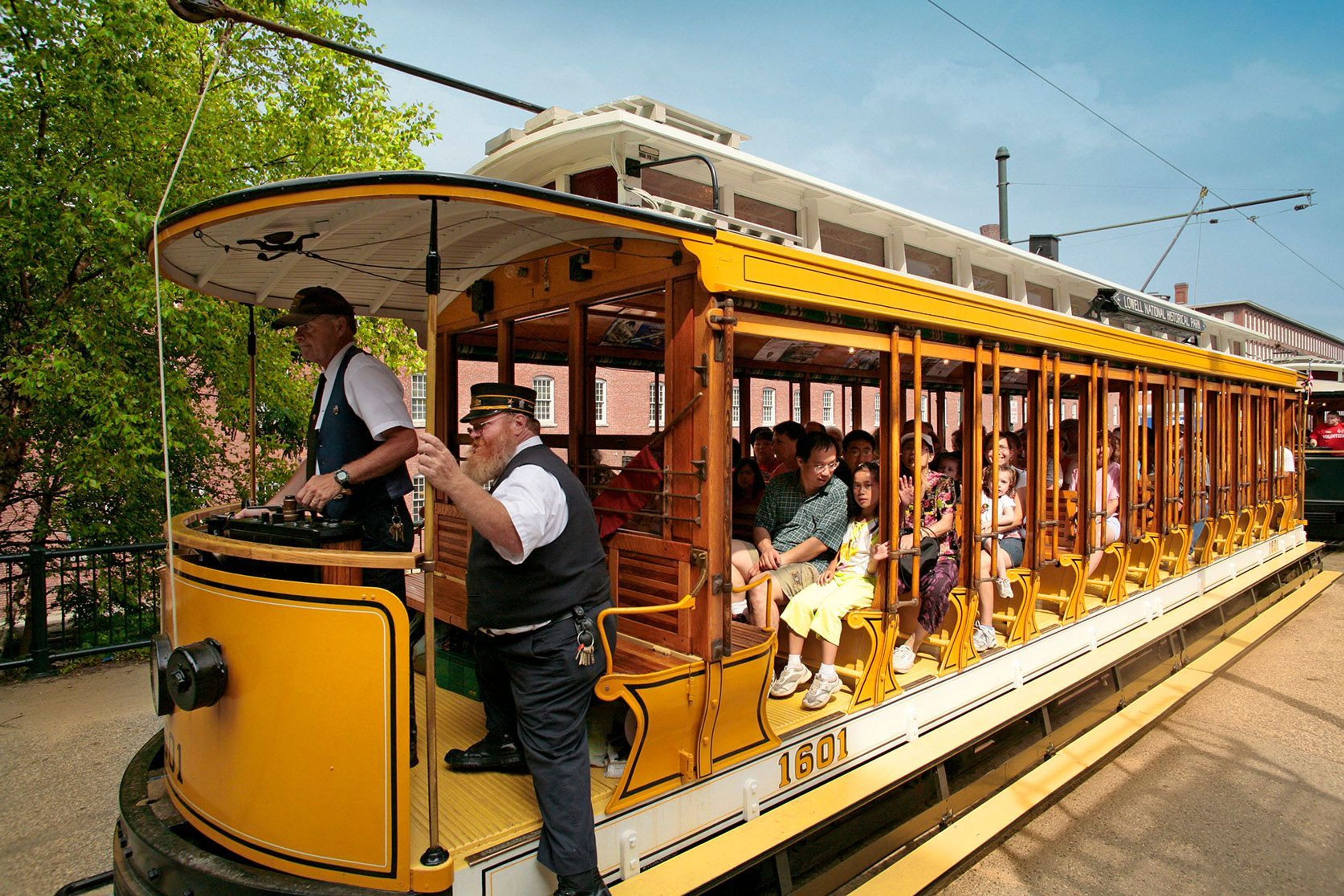 Lowell National Historical Park operates reproduction vintage streetcars throughout the park and downtown Lowell. Climb onboard for a ride or a ranger-guided tour.