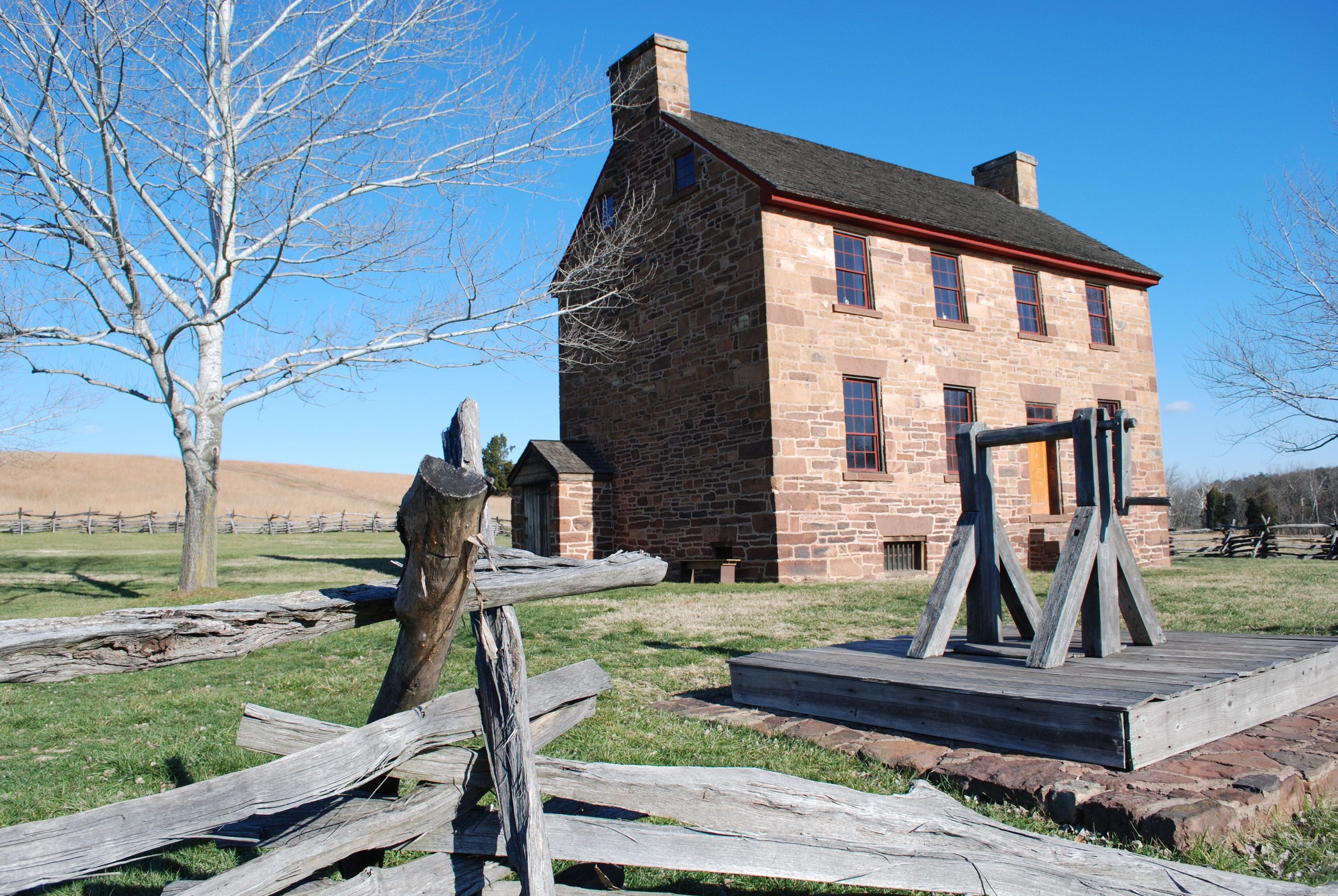 The historic Stone House, a battlefield landmark, sheltered Union wounded in both battles of Manassas.