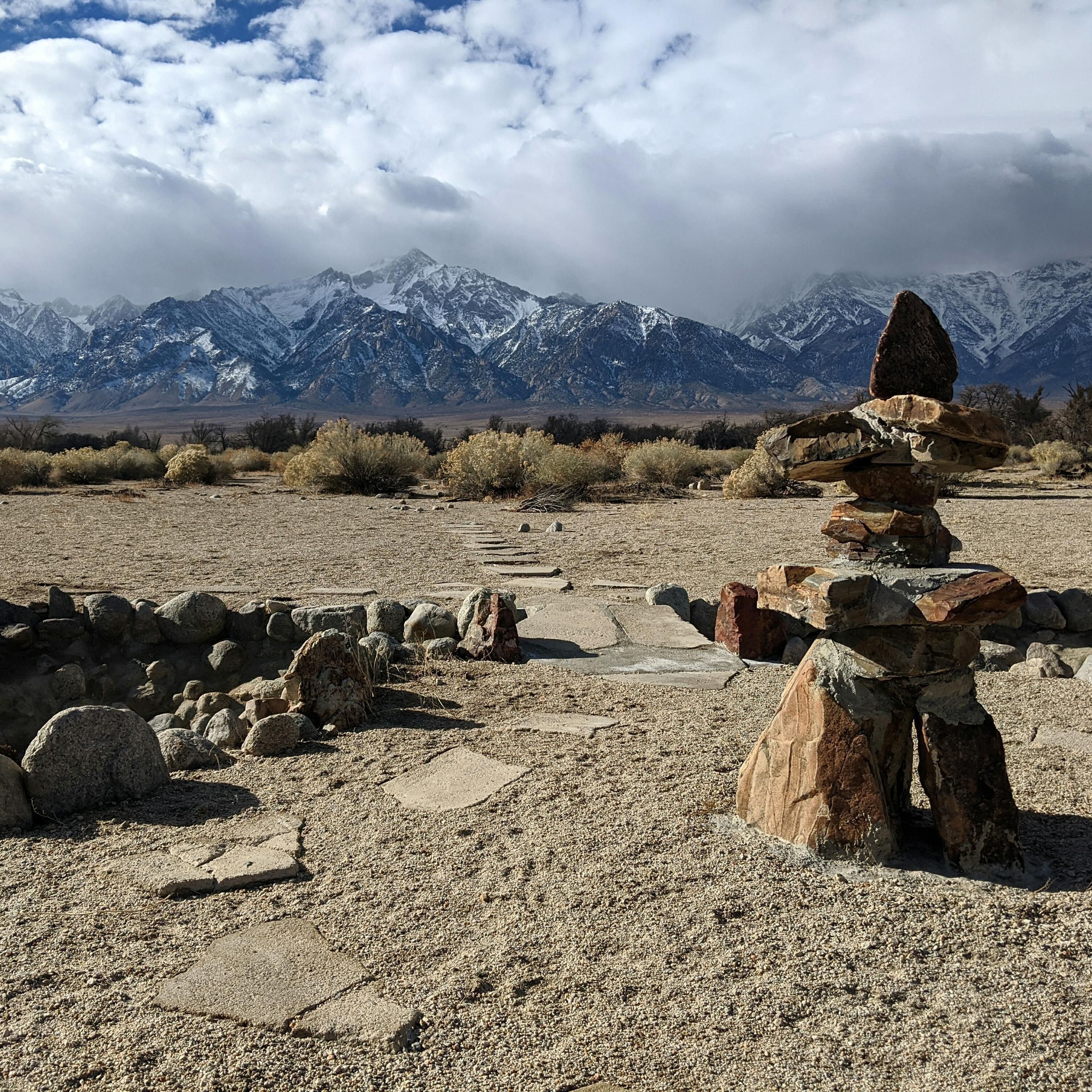 Block 15 Barrack 7 Garden Lantern, Manzanar