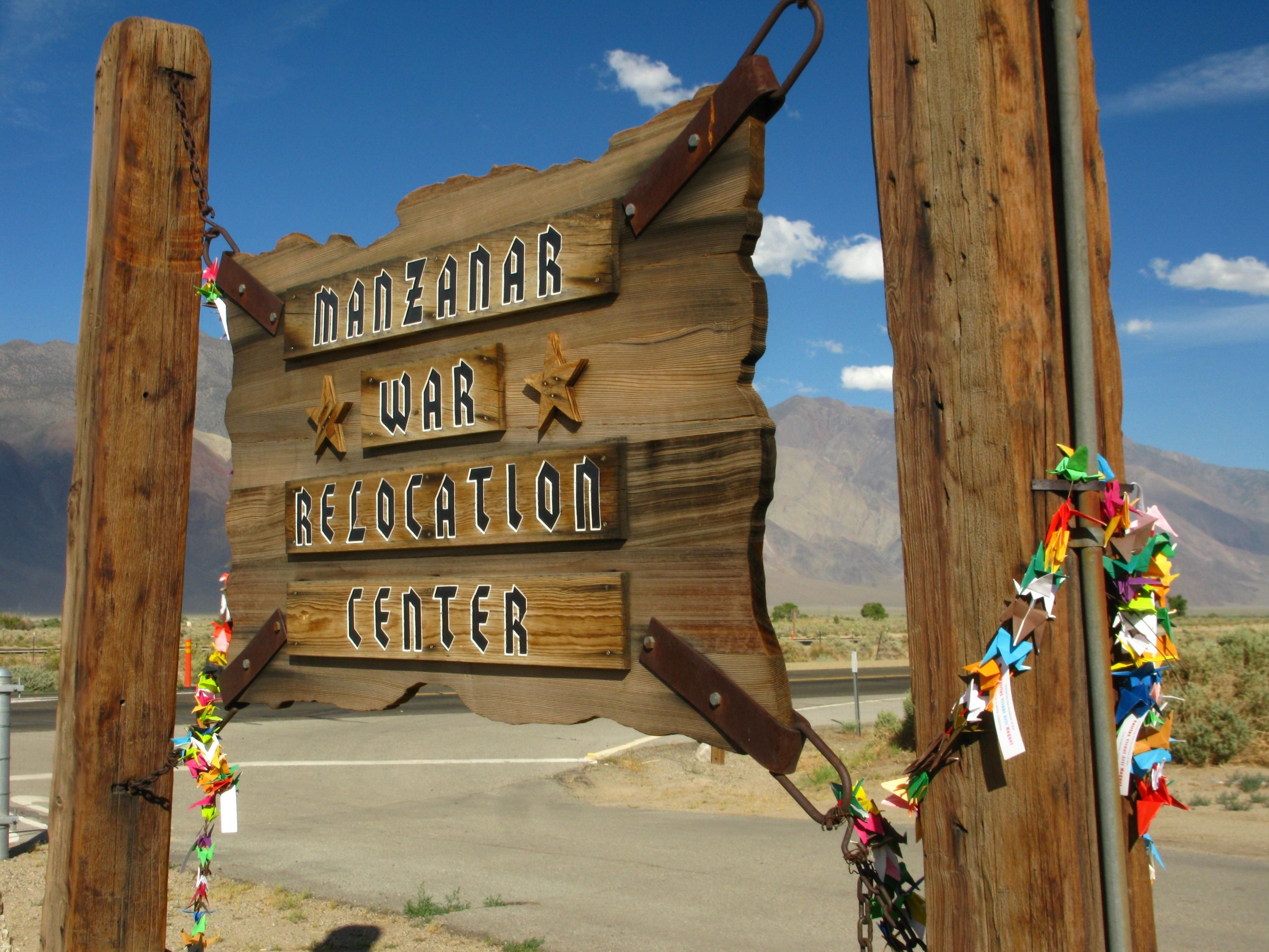 Historic Entrance Sign, Manzanar