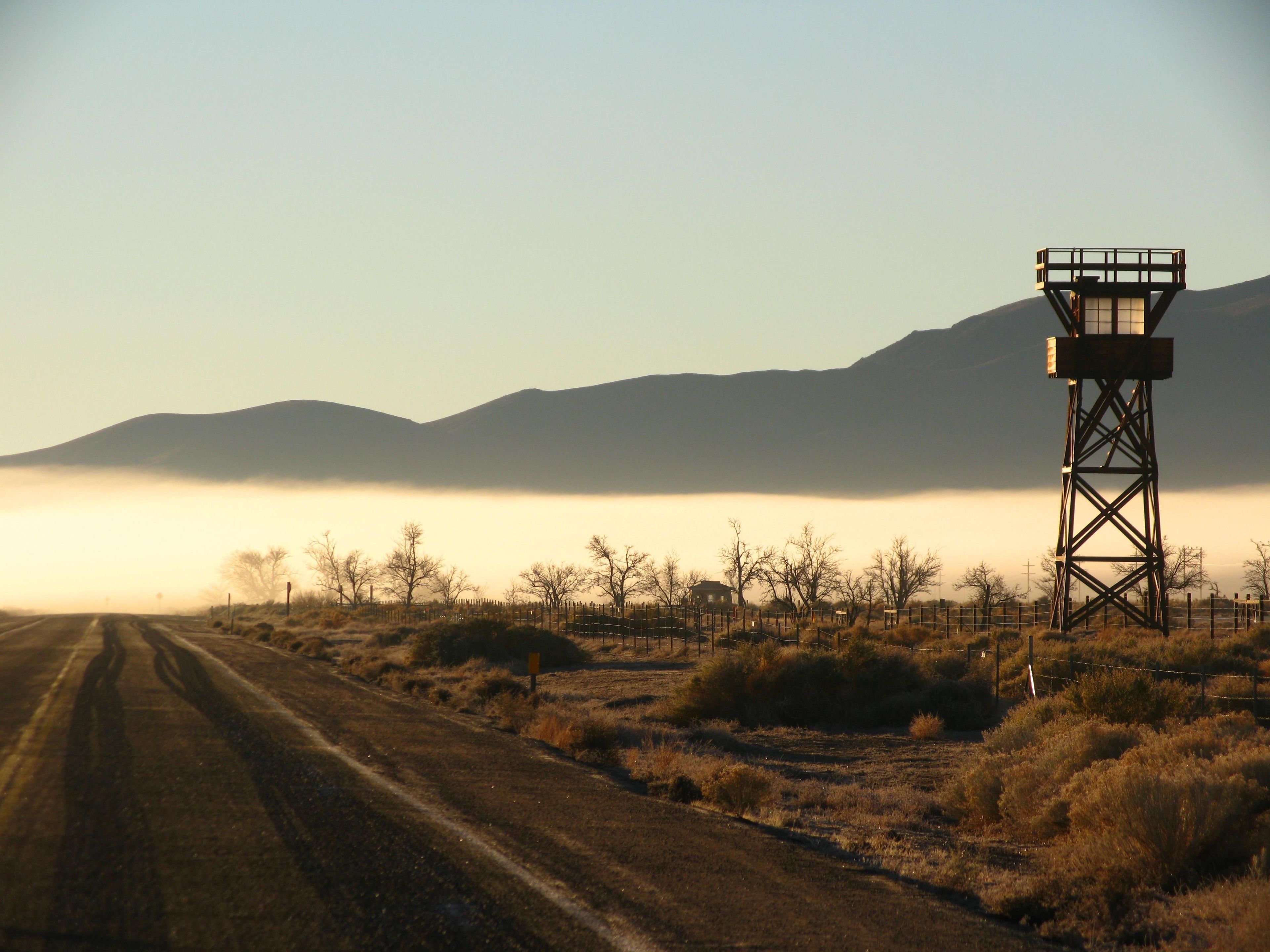 Reconstructed Manzanar Guard Tower