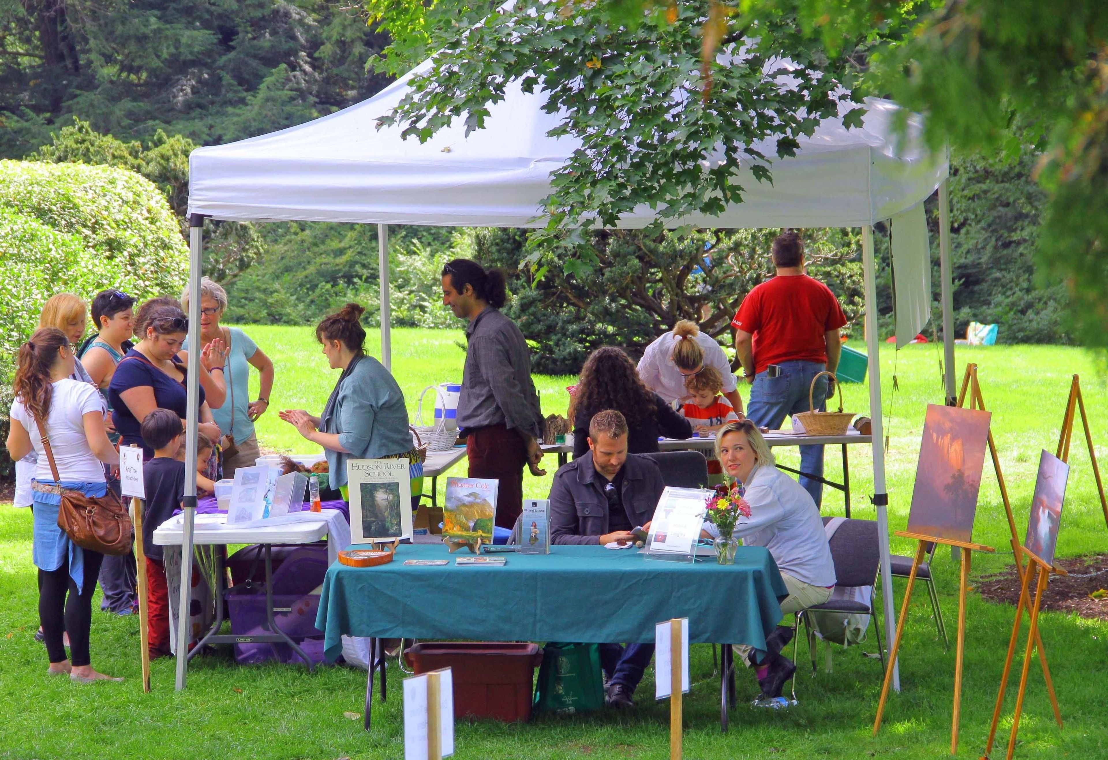 Family fun during the Park's summer community day celebration