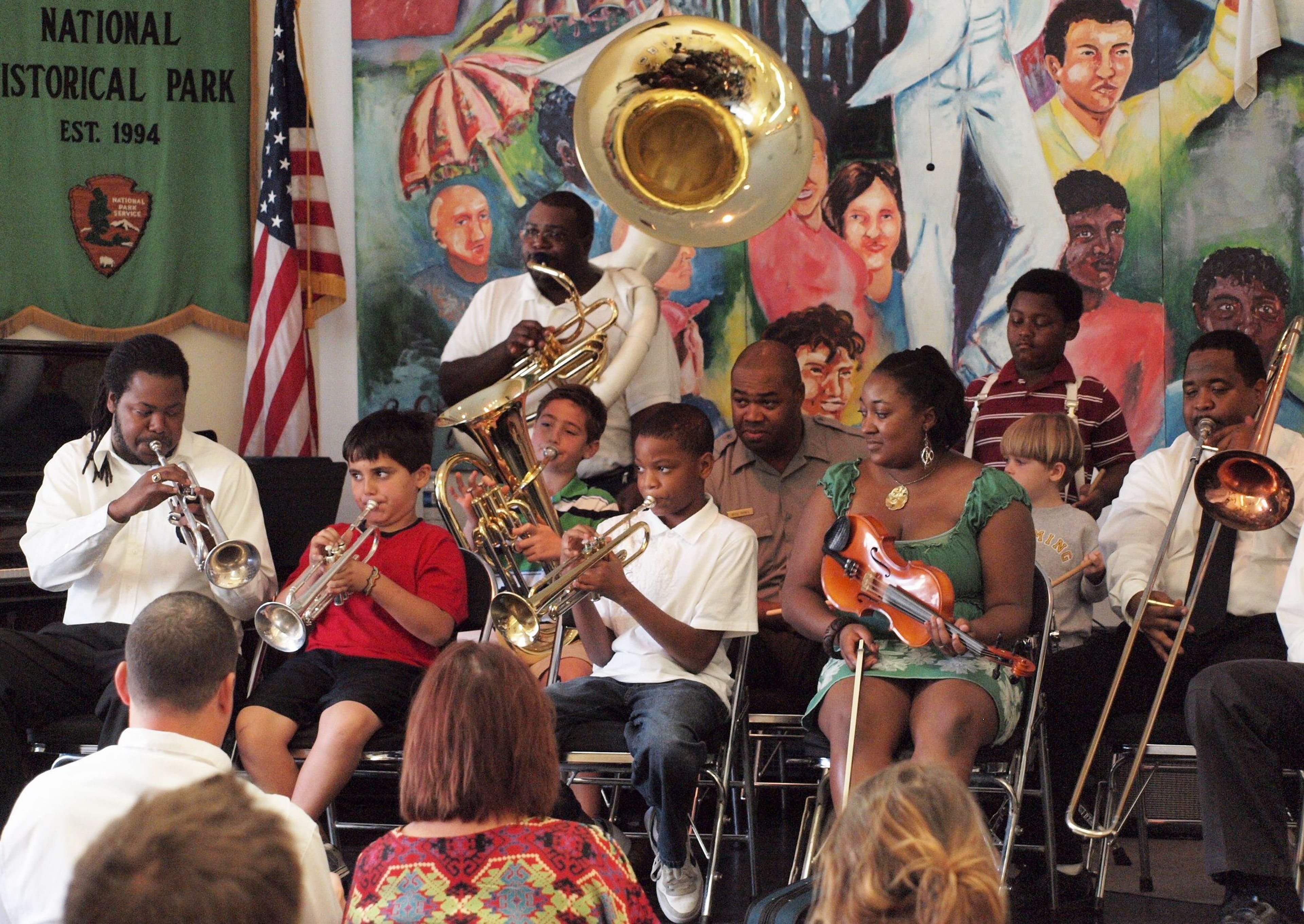 Passing jazz traditions from one generation to the next is an important part of the park's mission---and great listening too!