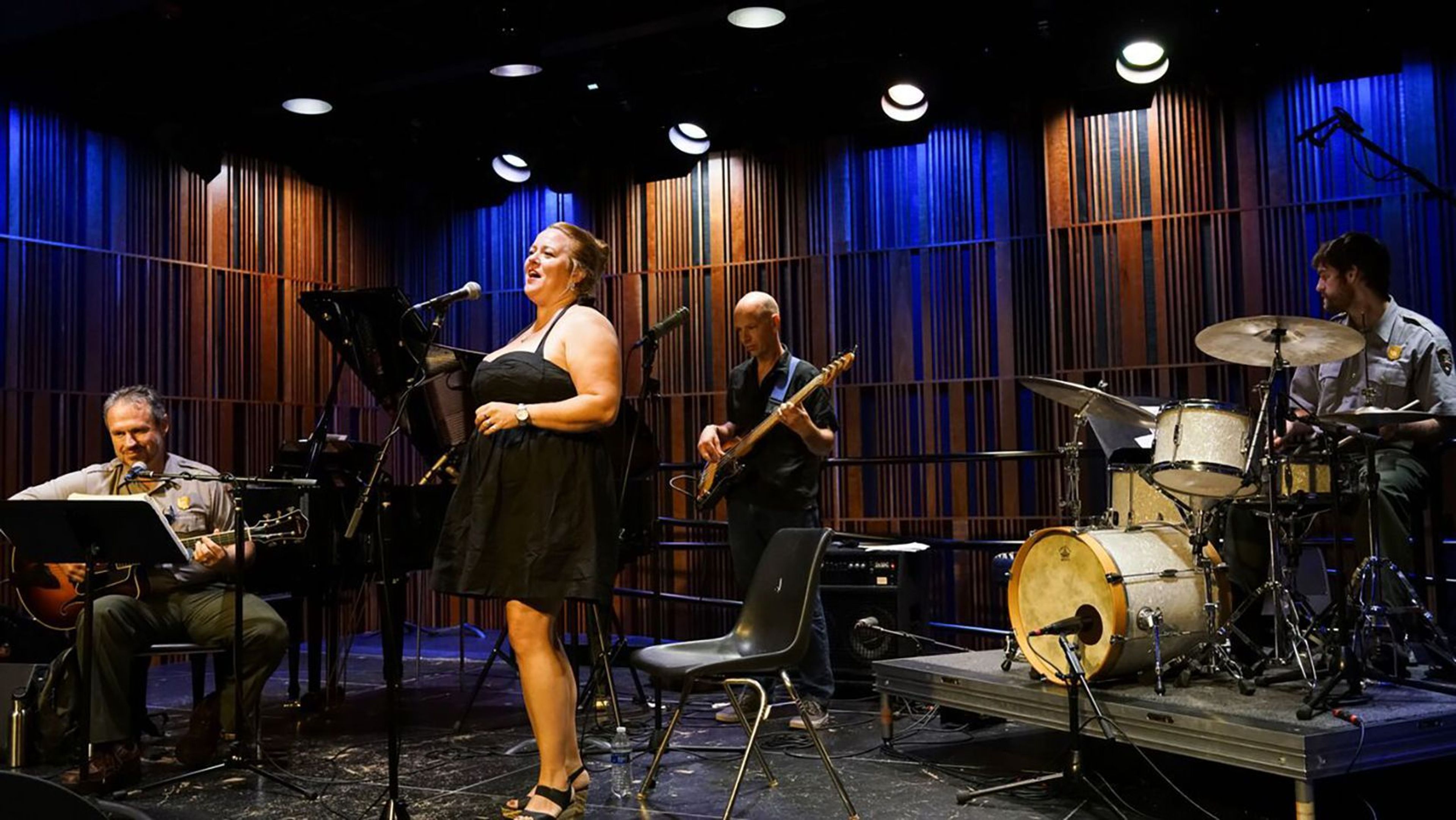 The park's state-of-the-art concert space at the Old US Mint is the perfect place to enjoy some jazz.