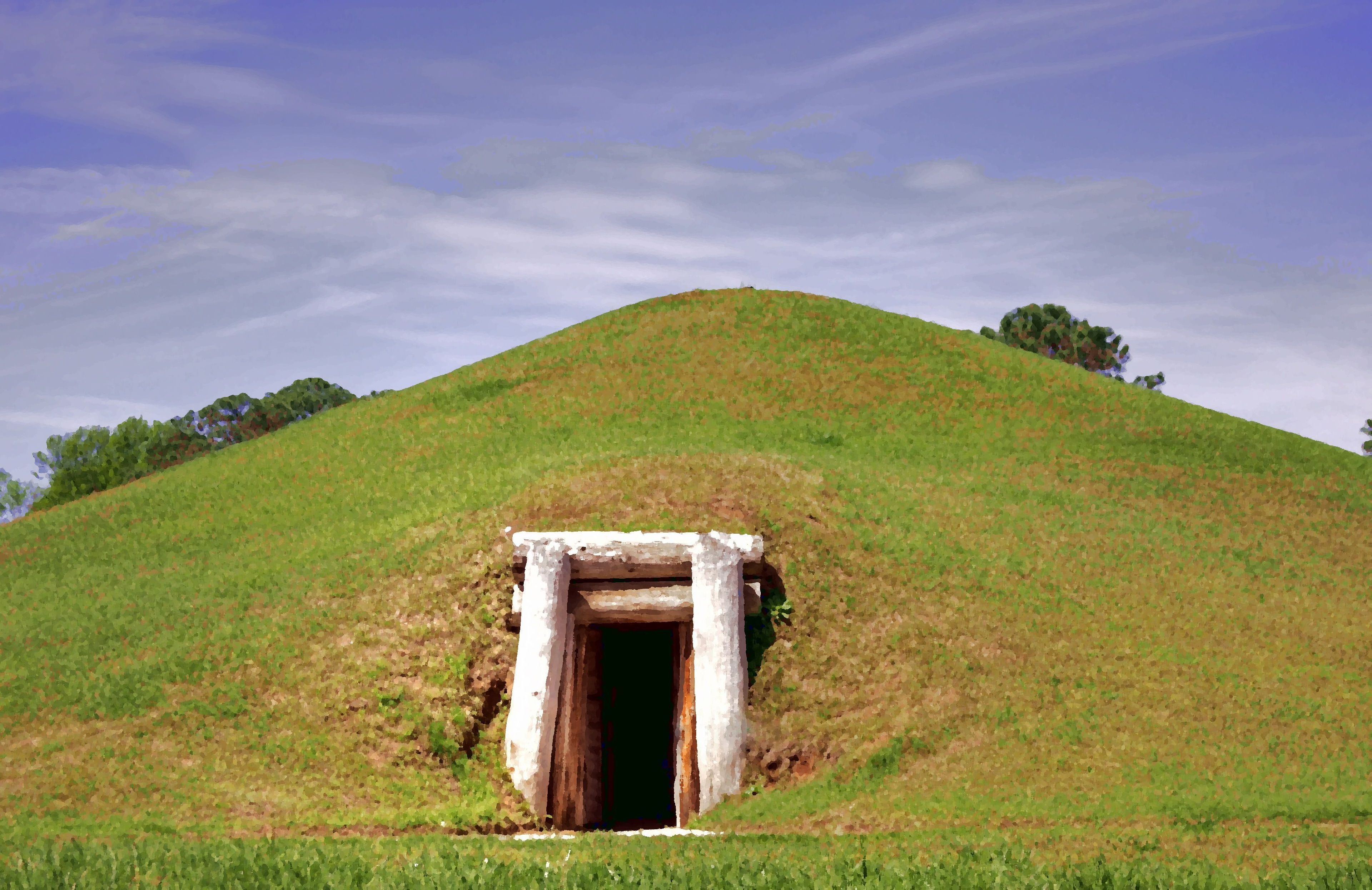 The Earth Lodge was used as a council chamber for the Mississippian Culture (900-1600)