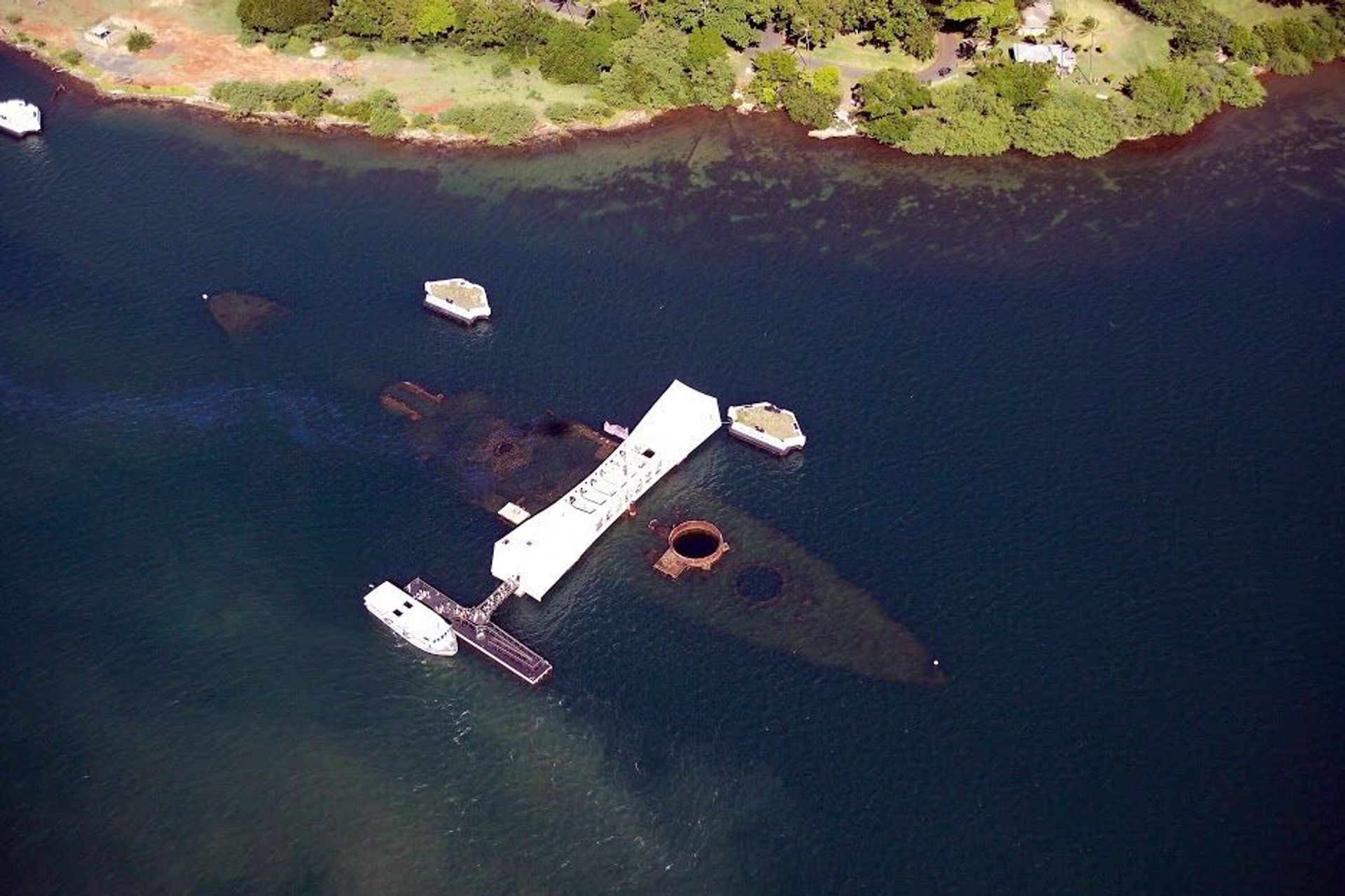 The USS Arizona is the final resting place for many of the ship's 1,177 crewmen who lost their lives on December 7, 1941. The memorial