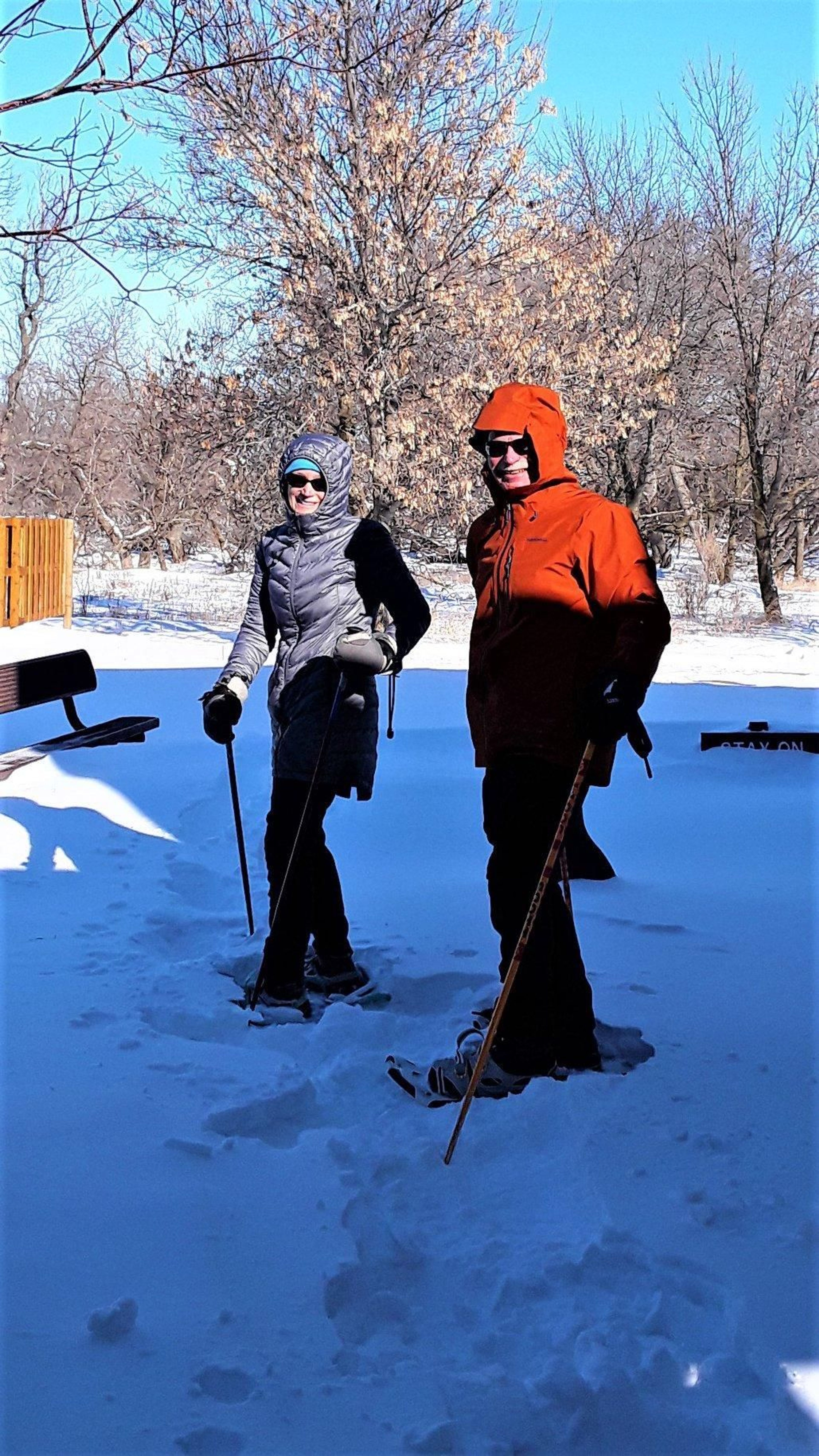 Snowshoeing is available for free after January 1st