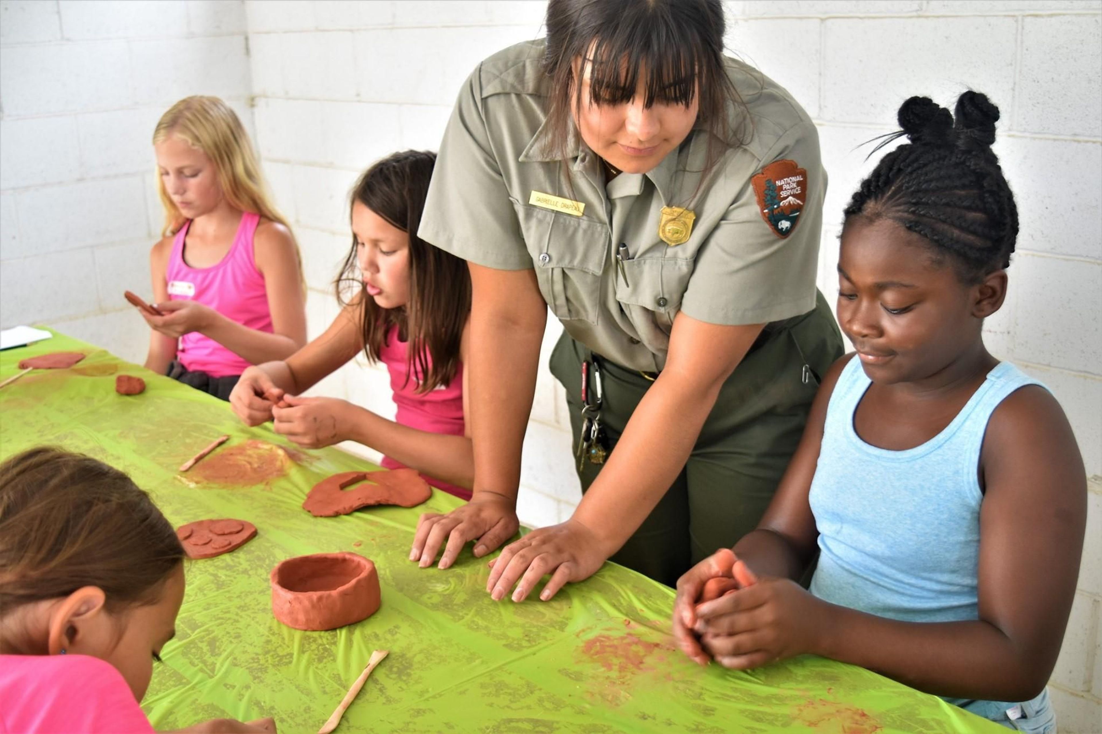 Kids have opportunities throughout the summer for hands-on activities