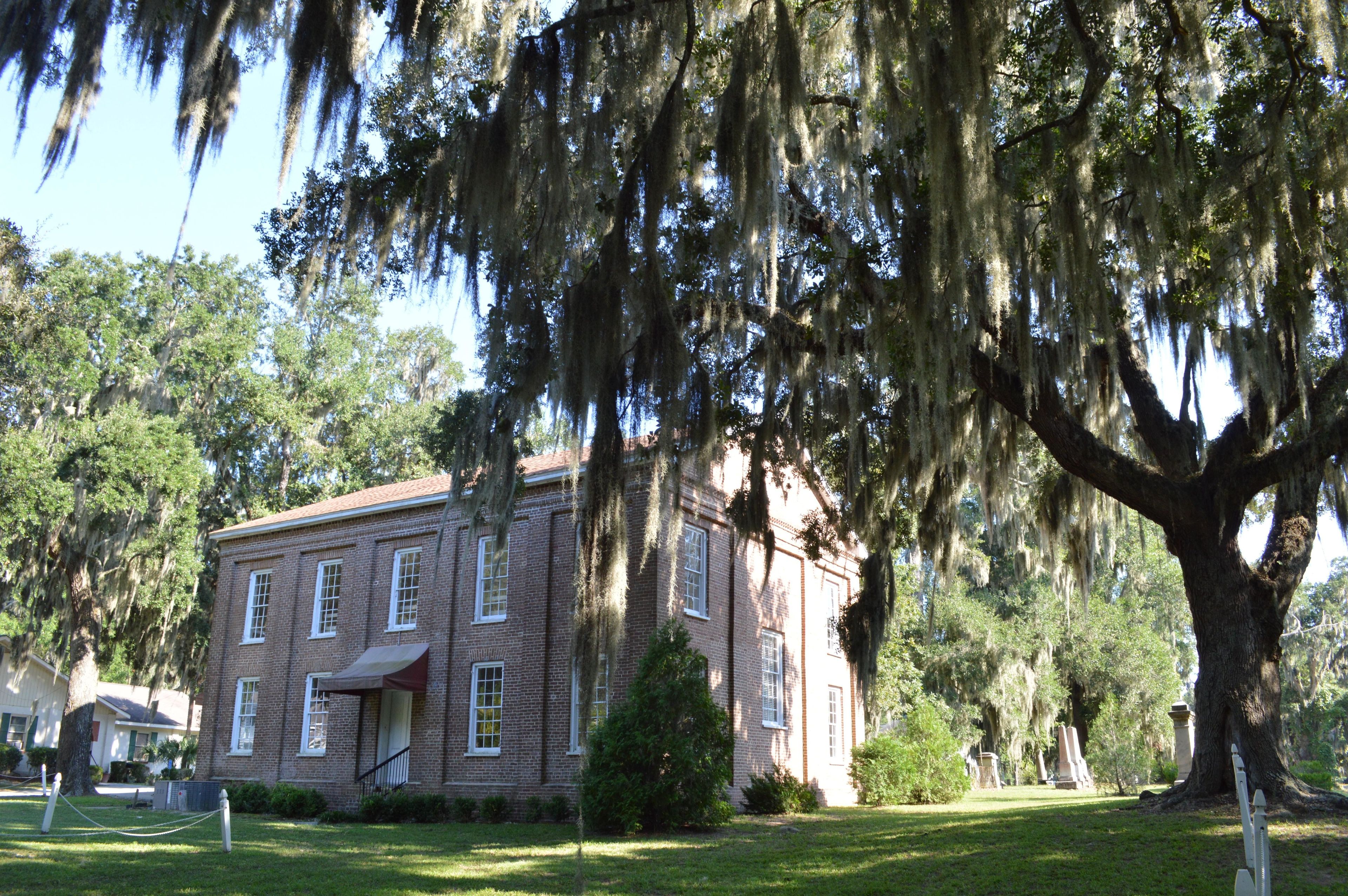 Brick Baptist Church, located on the Penn Center National Historic Landmark District, was home to the Penn School between 1862-1865