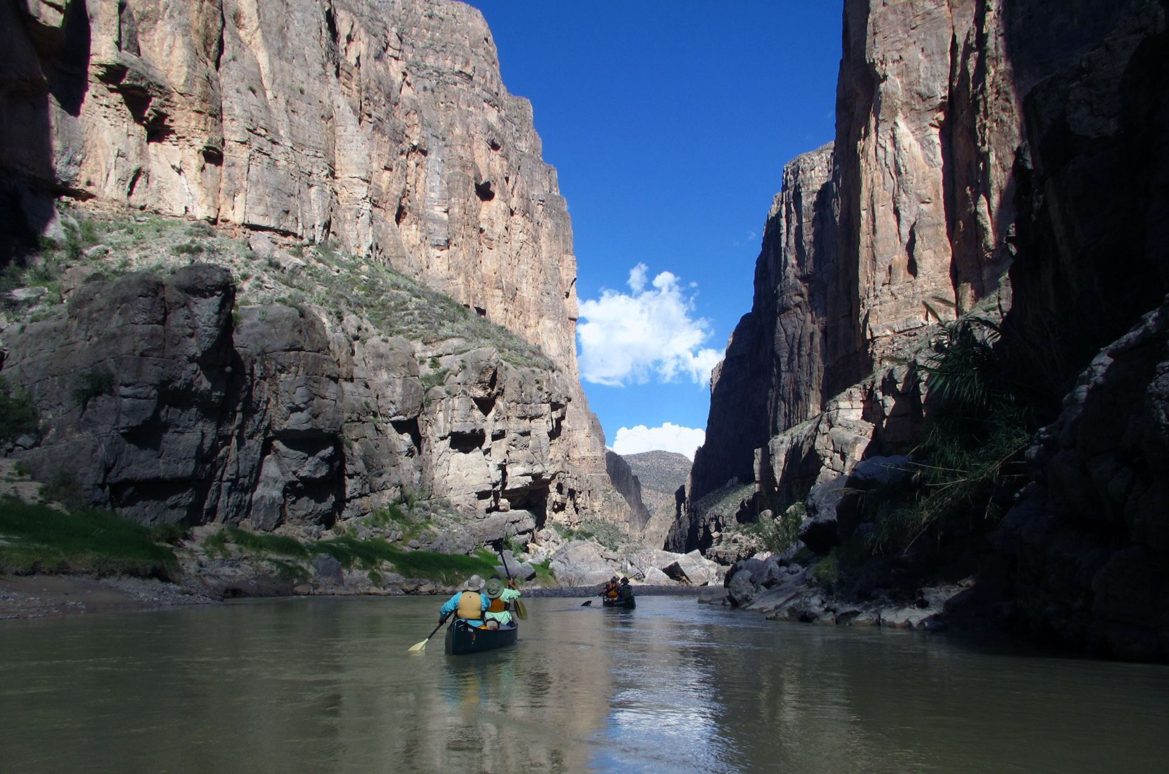 Canoeing Mariscal Canyon